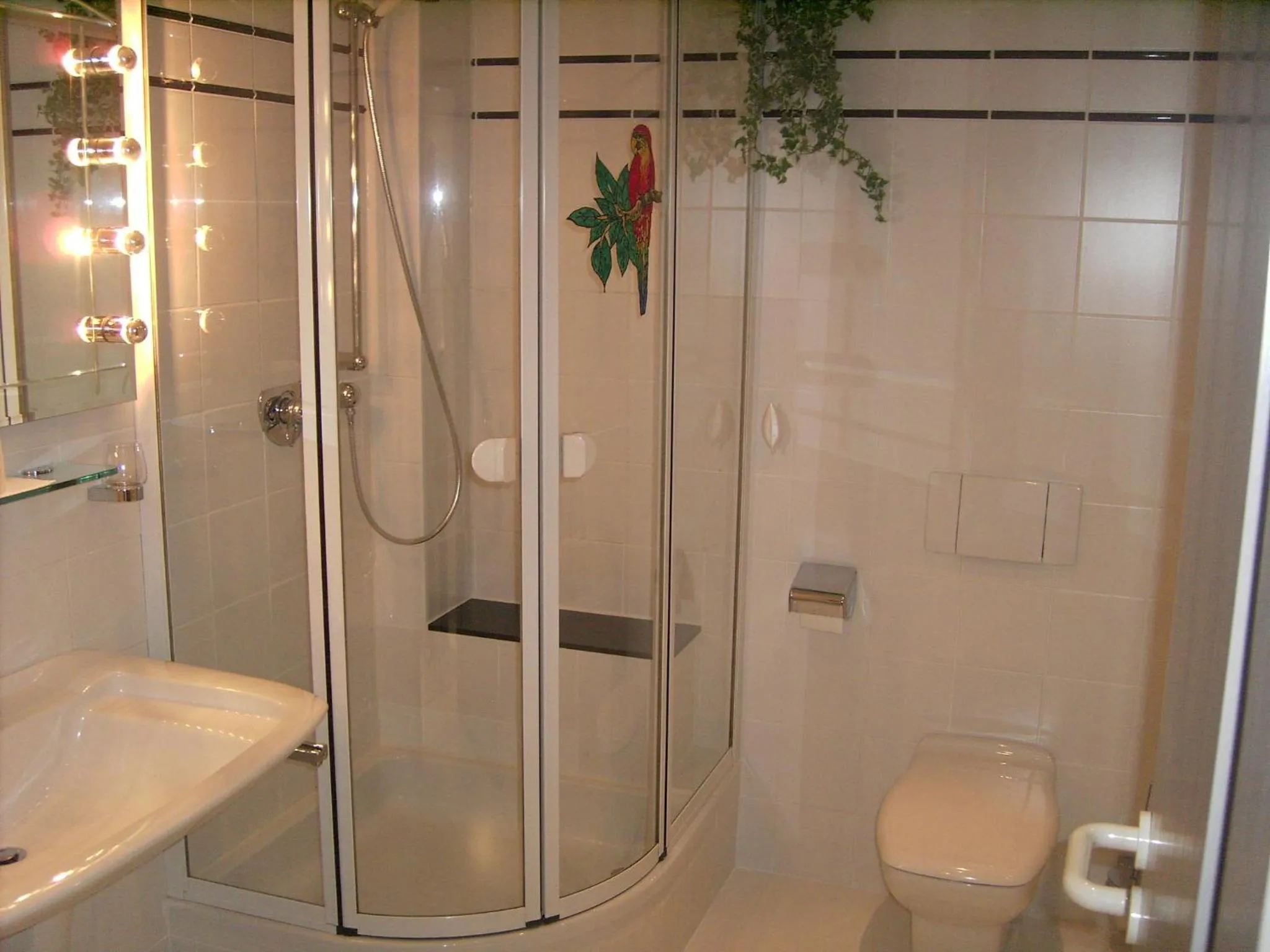 Bathroom in Cafe-Pension Waldesruh