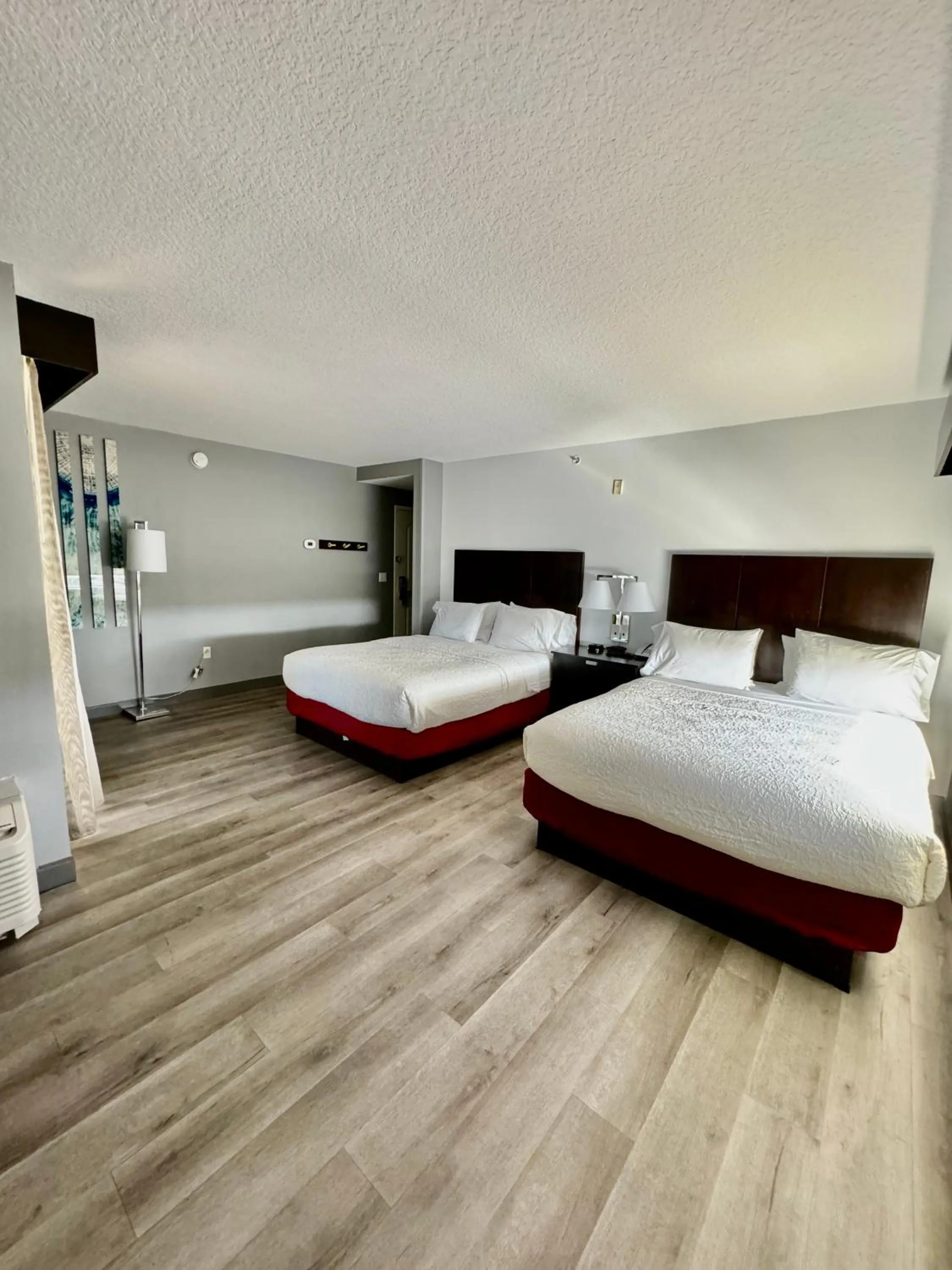 Bed in Hampton Inn Daytona Beach/Beachfront