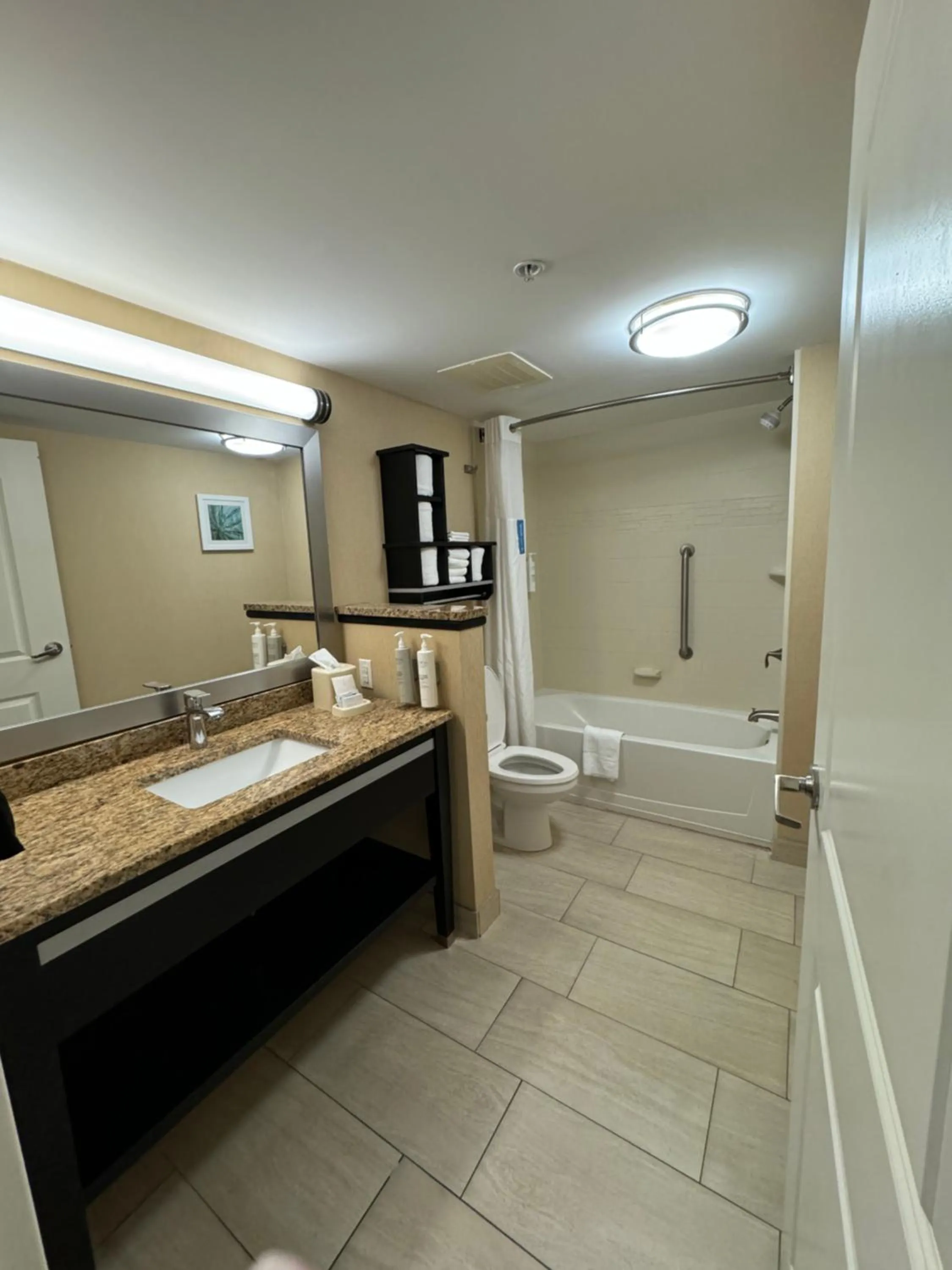 Bathroom in Hampton Inn Daytona Beach/Beachfront