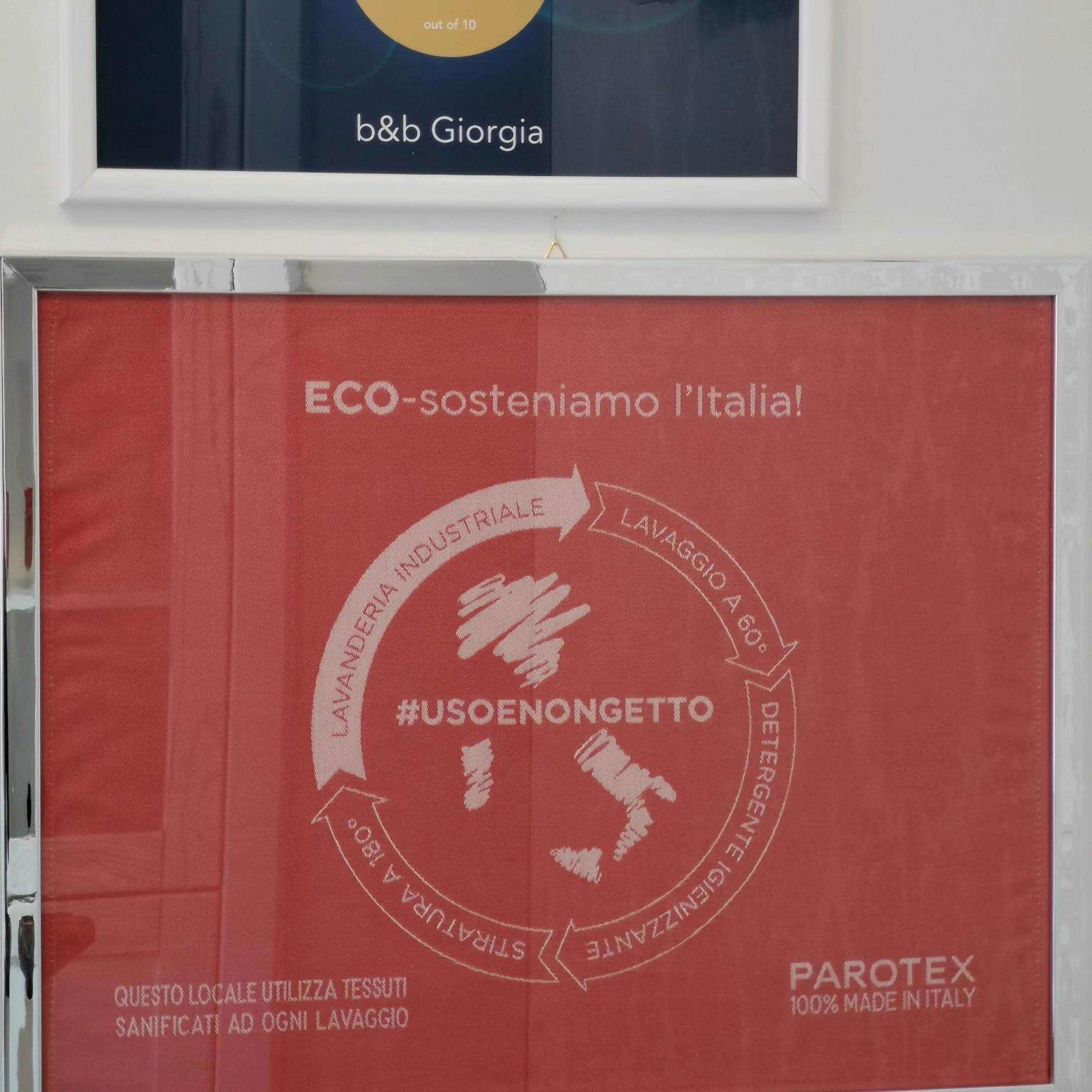 Certificate/Award in b&b Giorgia