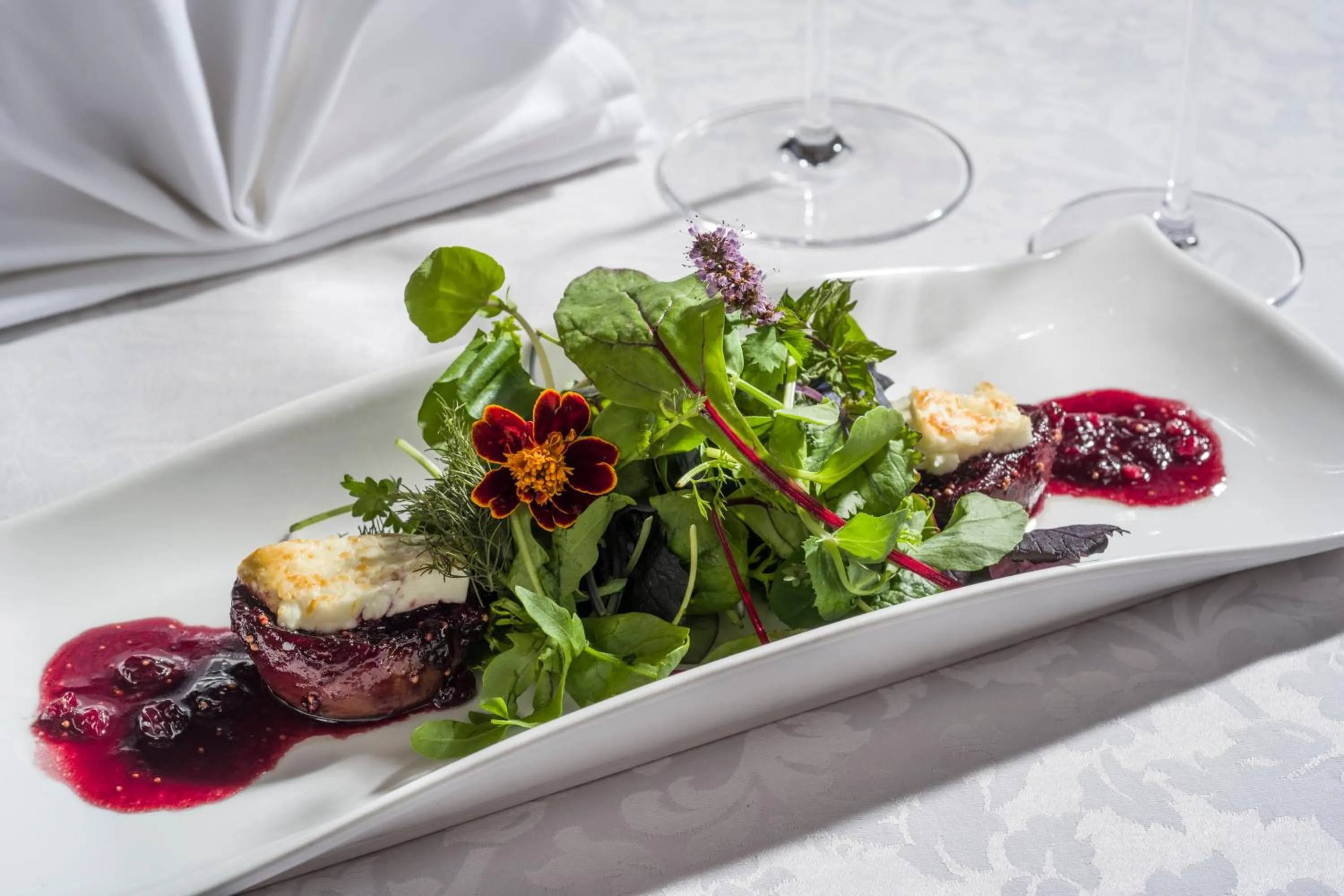 Food close-up in Hotel Glockenstuhl