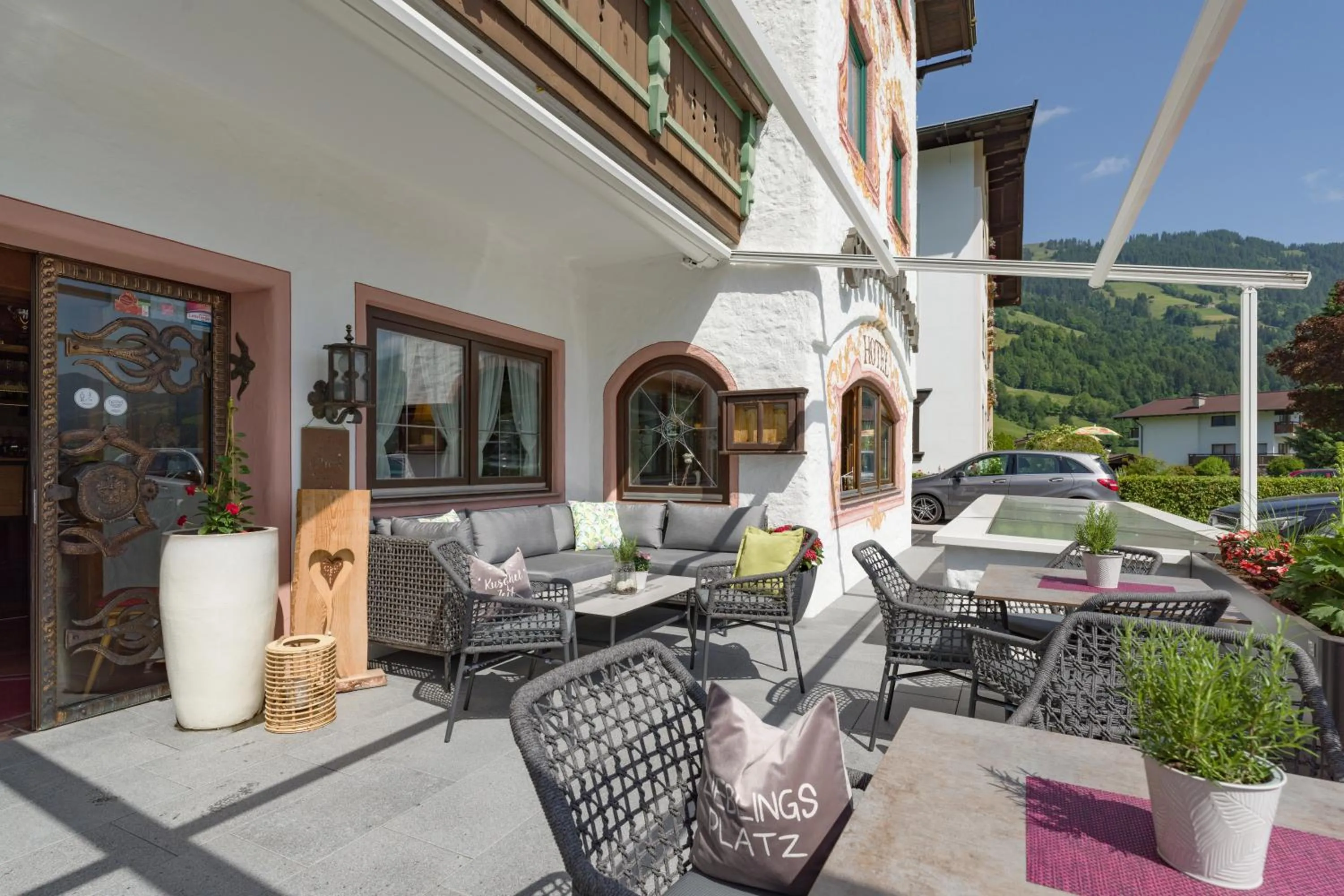 Balcony/Terrace in Hotel Glockenstuhl