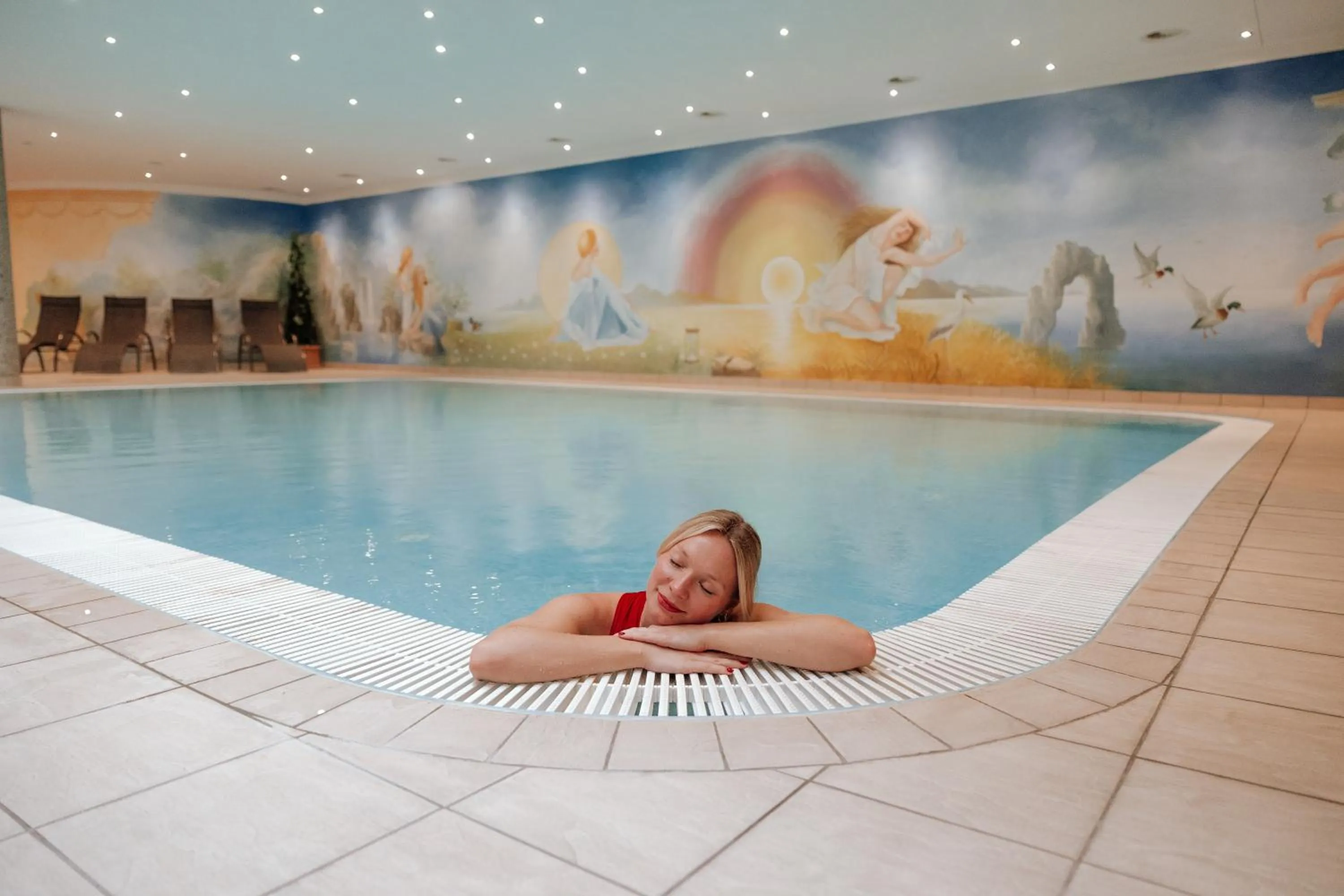 Swimming pool in Hotel Glockenstuhl