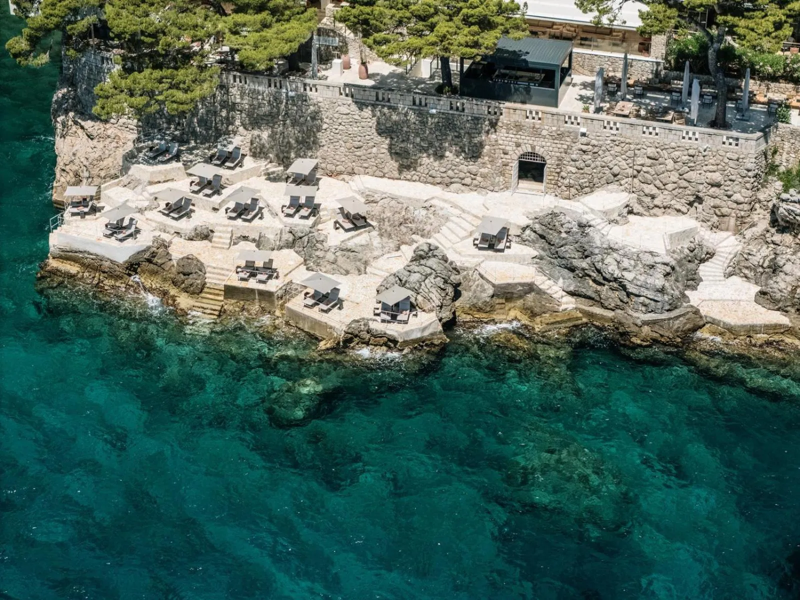 Beach in Villa Dubrovnik