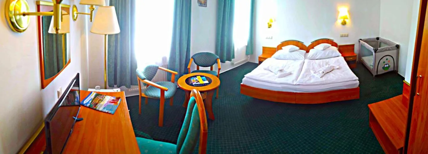 Bed in Hotel Spindlerova Bouda