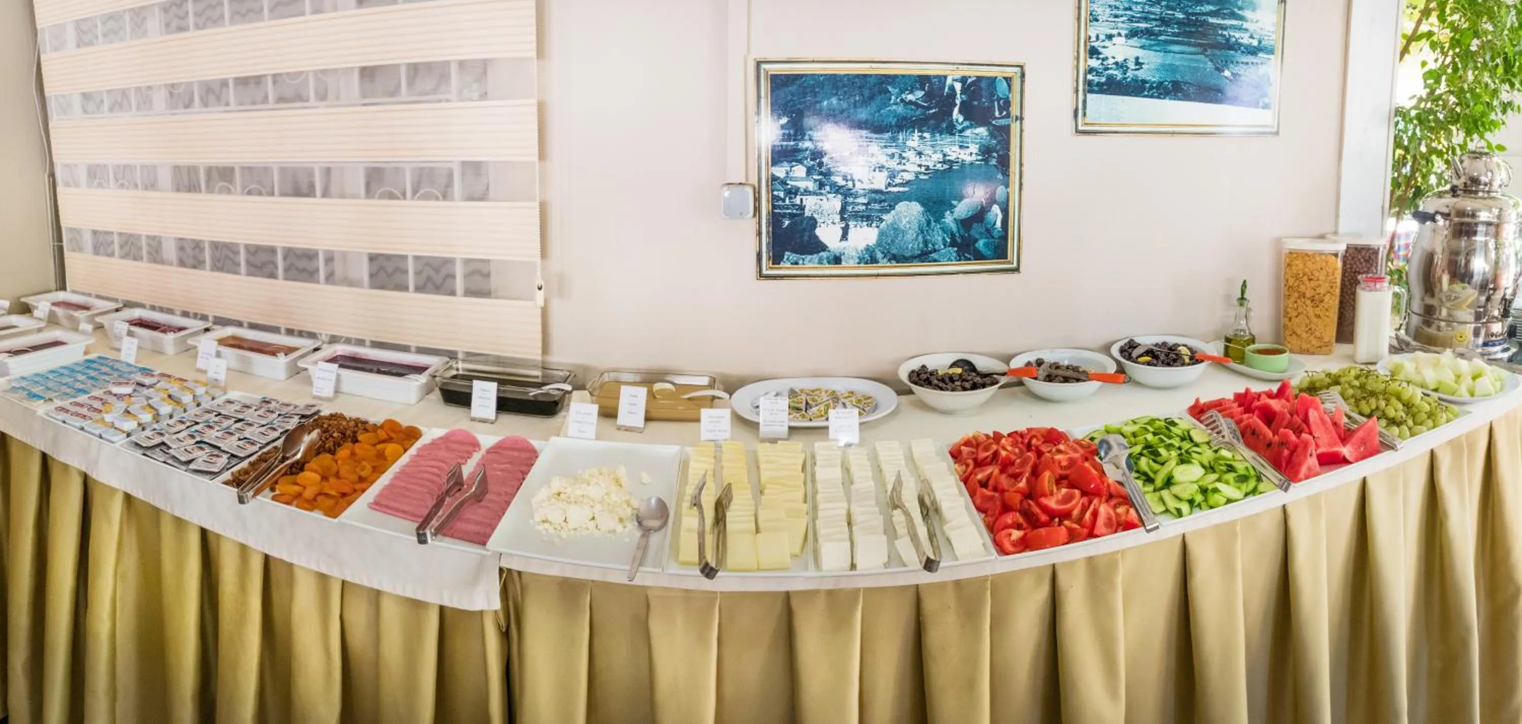 Buffet breakfast in Hotel Dost