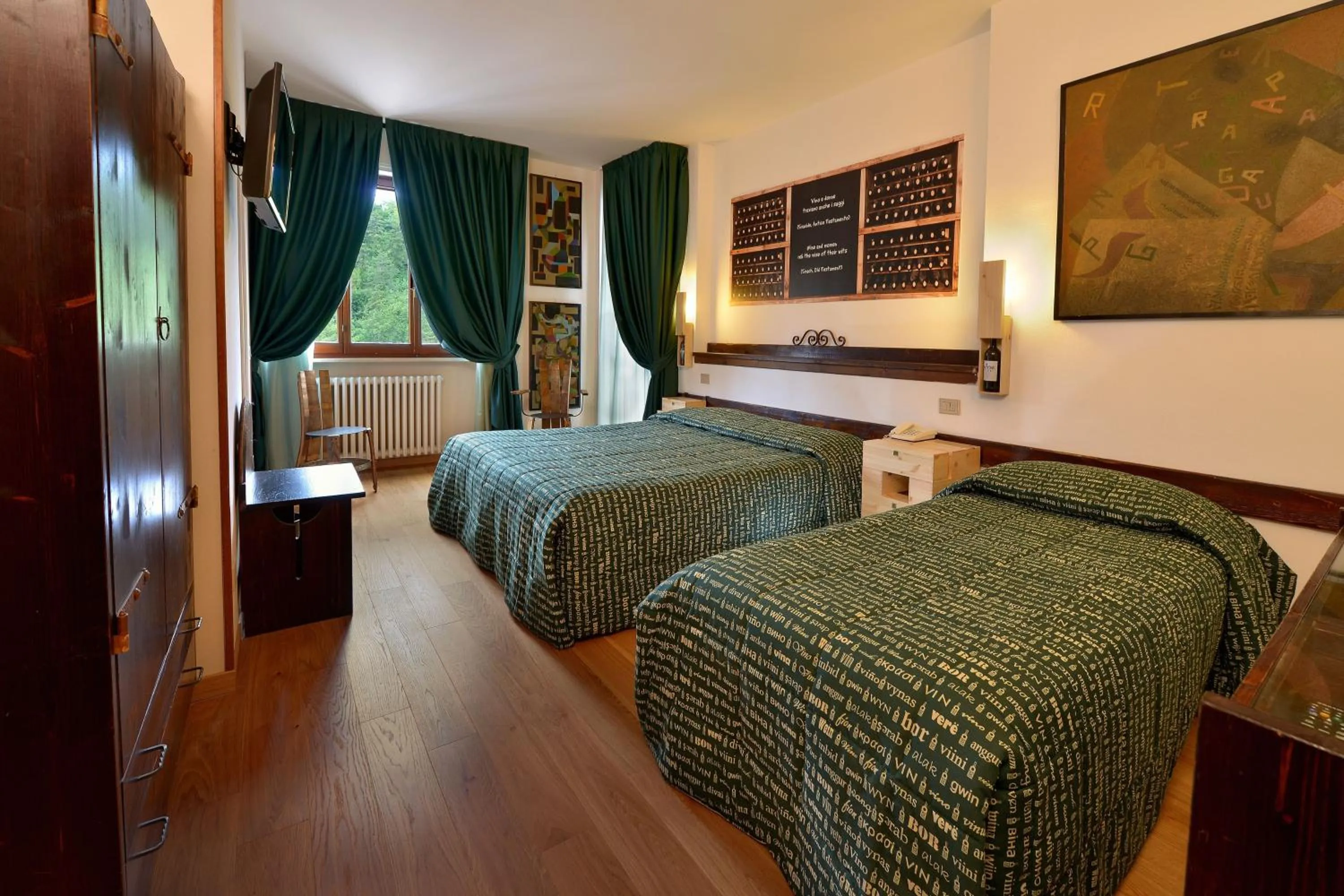 Bedroom, Bed in Hotel Giò Wine e Jazz Area