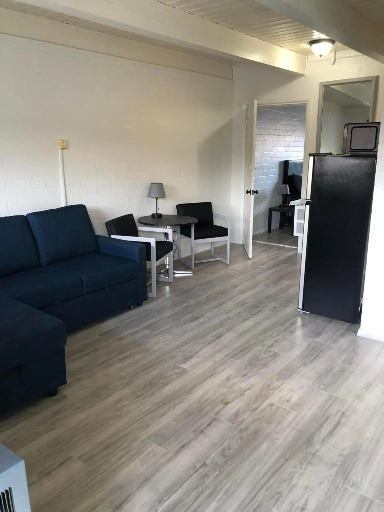 Bed in Thunderbird Motel