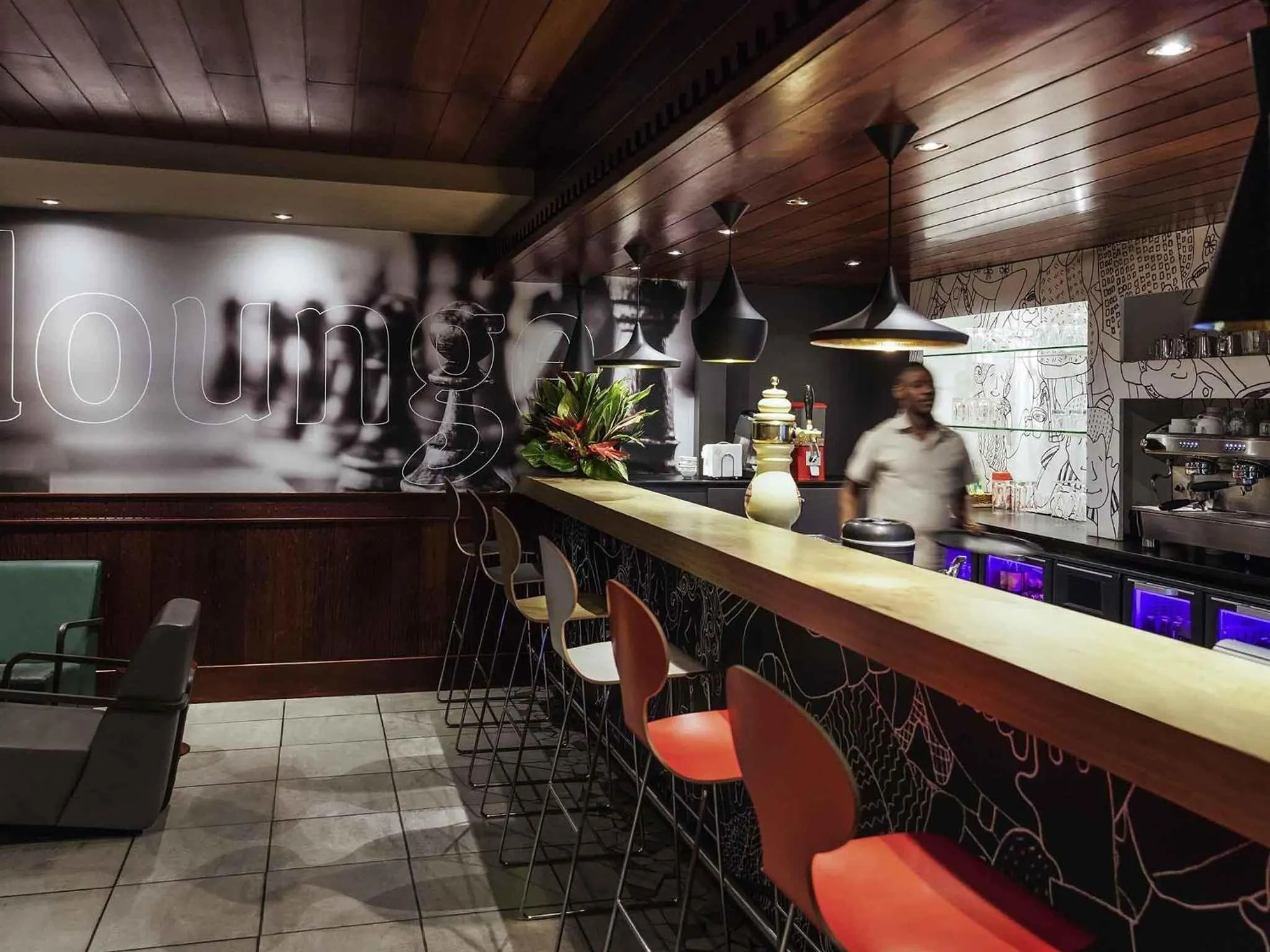Lounge or bar in ibis Douala
