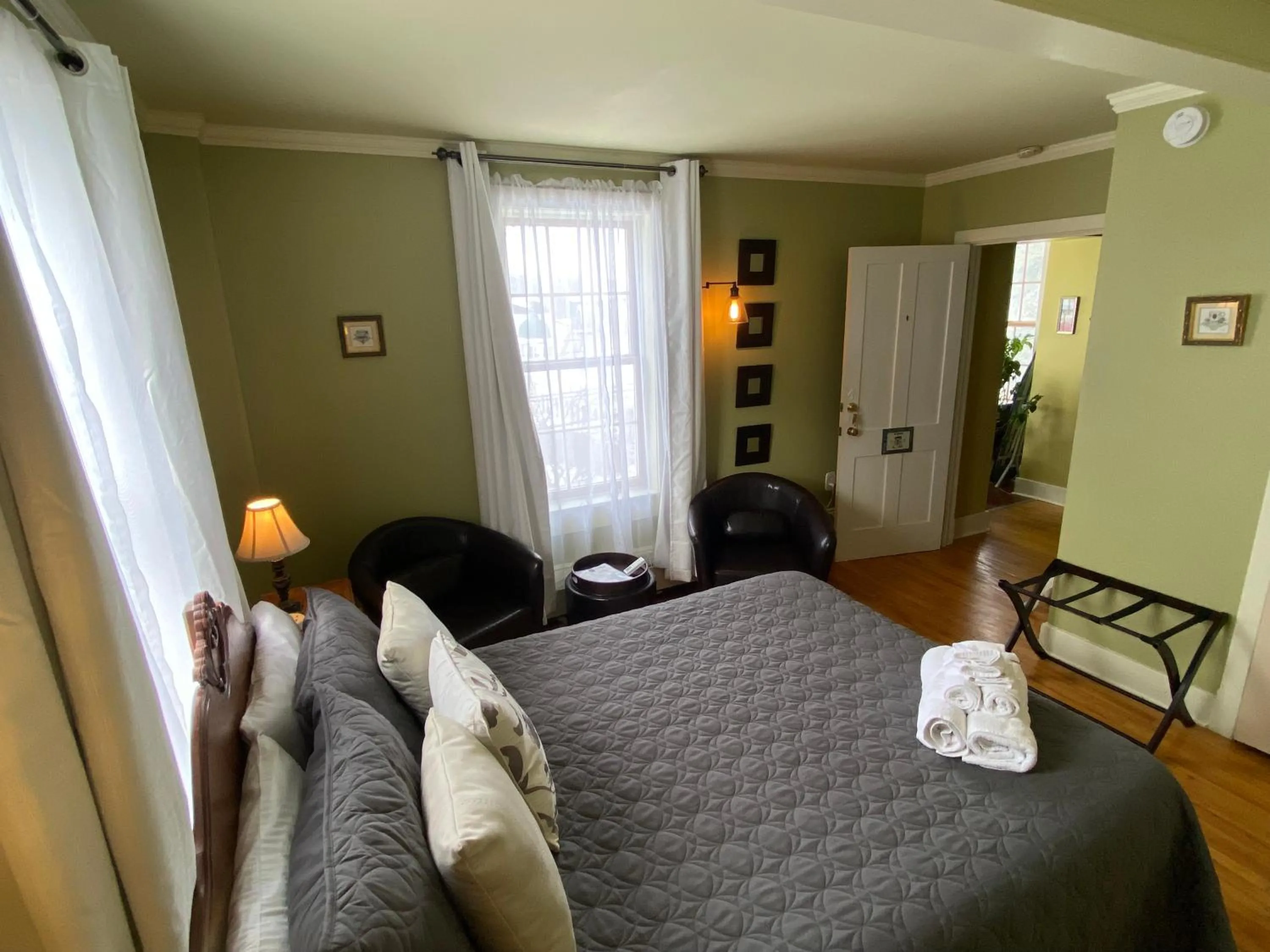 Bed in Au Manoir de la rue Merry