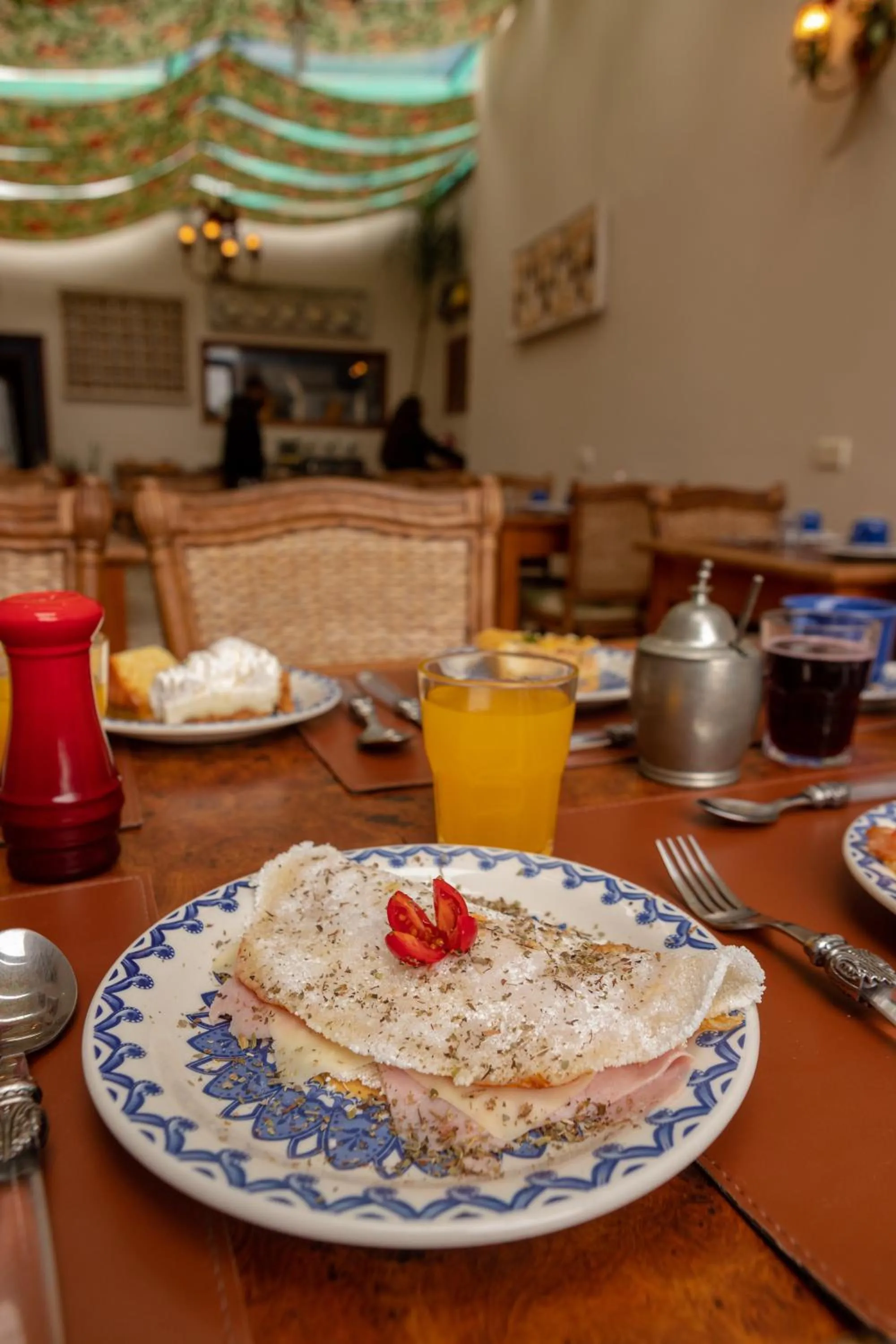 Food and drinks in Pousada de Charme Vila Natal