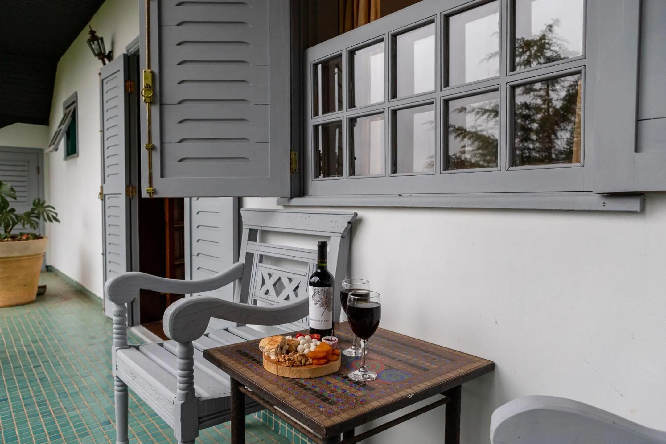 Balcony/Terrace in Pousada de Charme Vila Natal
