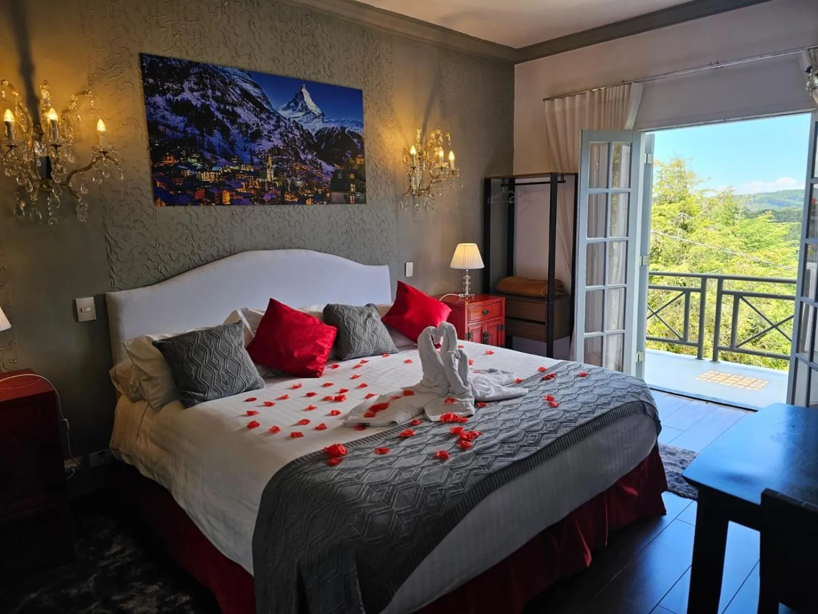 Natural landscape, Bed in Pousada de Charme Vila Natal