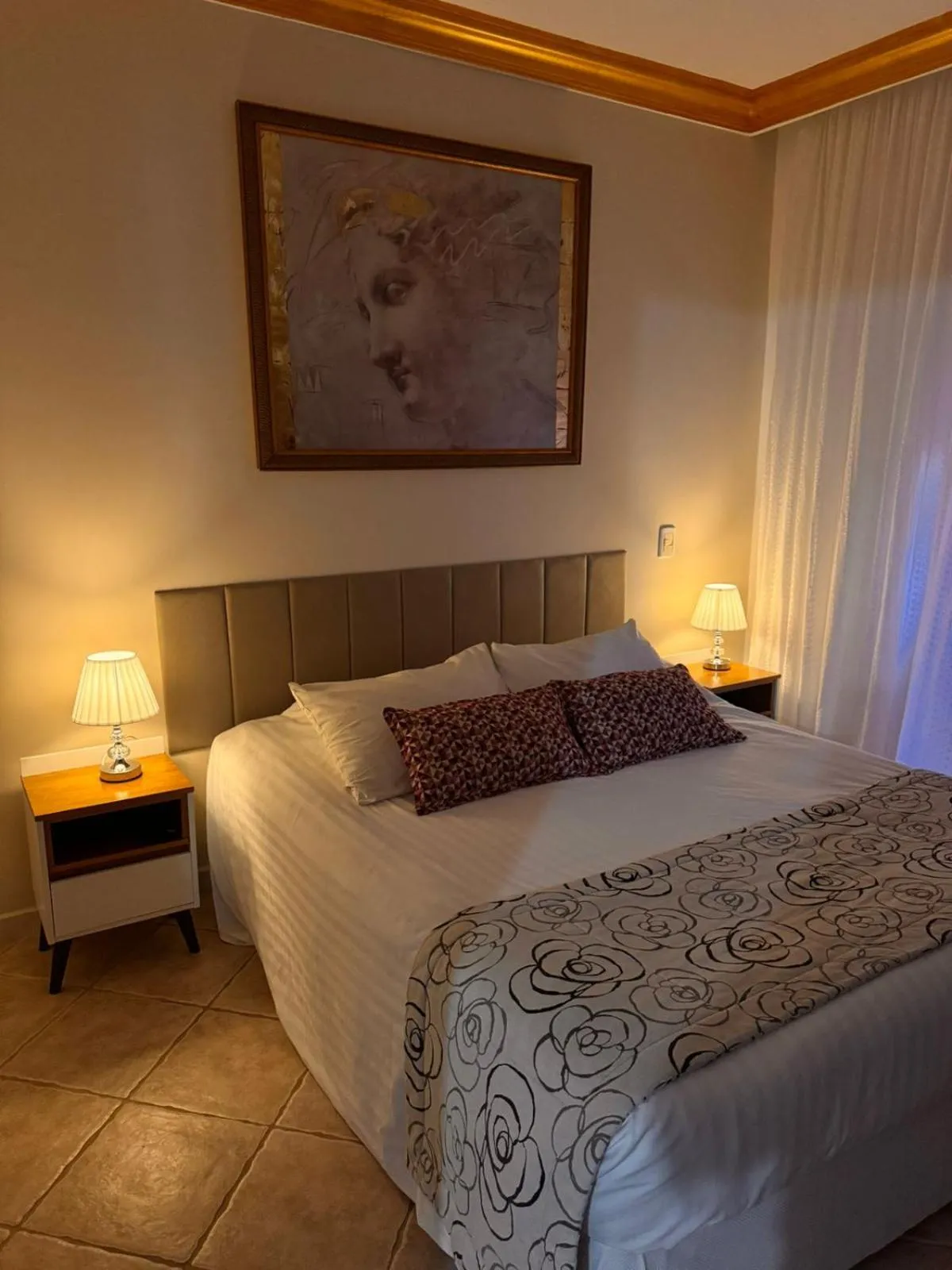 Bathroom, Bed in Pousada de Charme Vila Natal