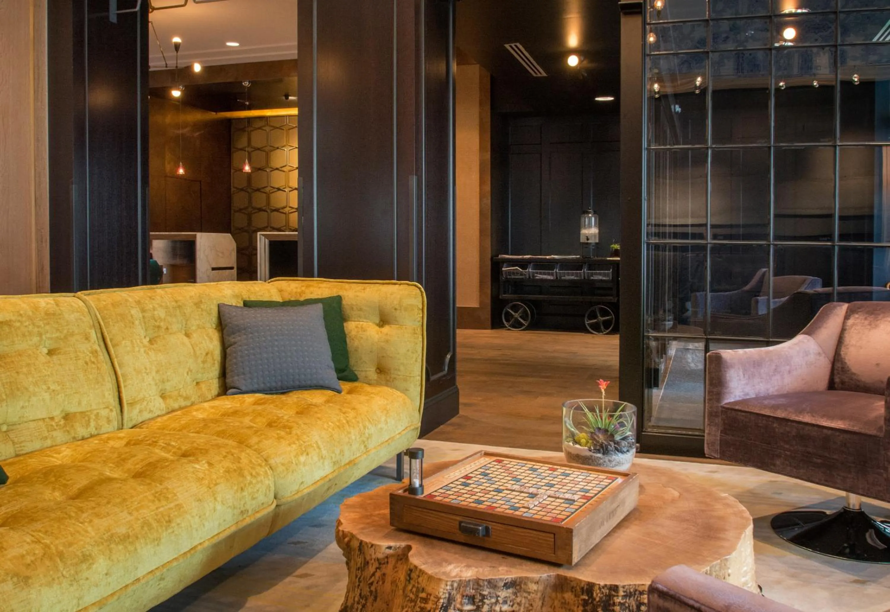 Lobby or reception in Hotel Lucia