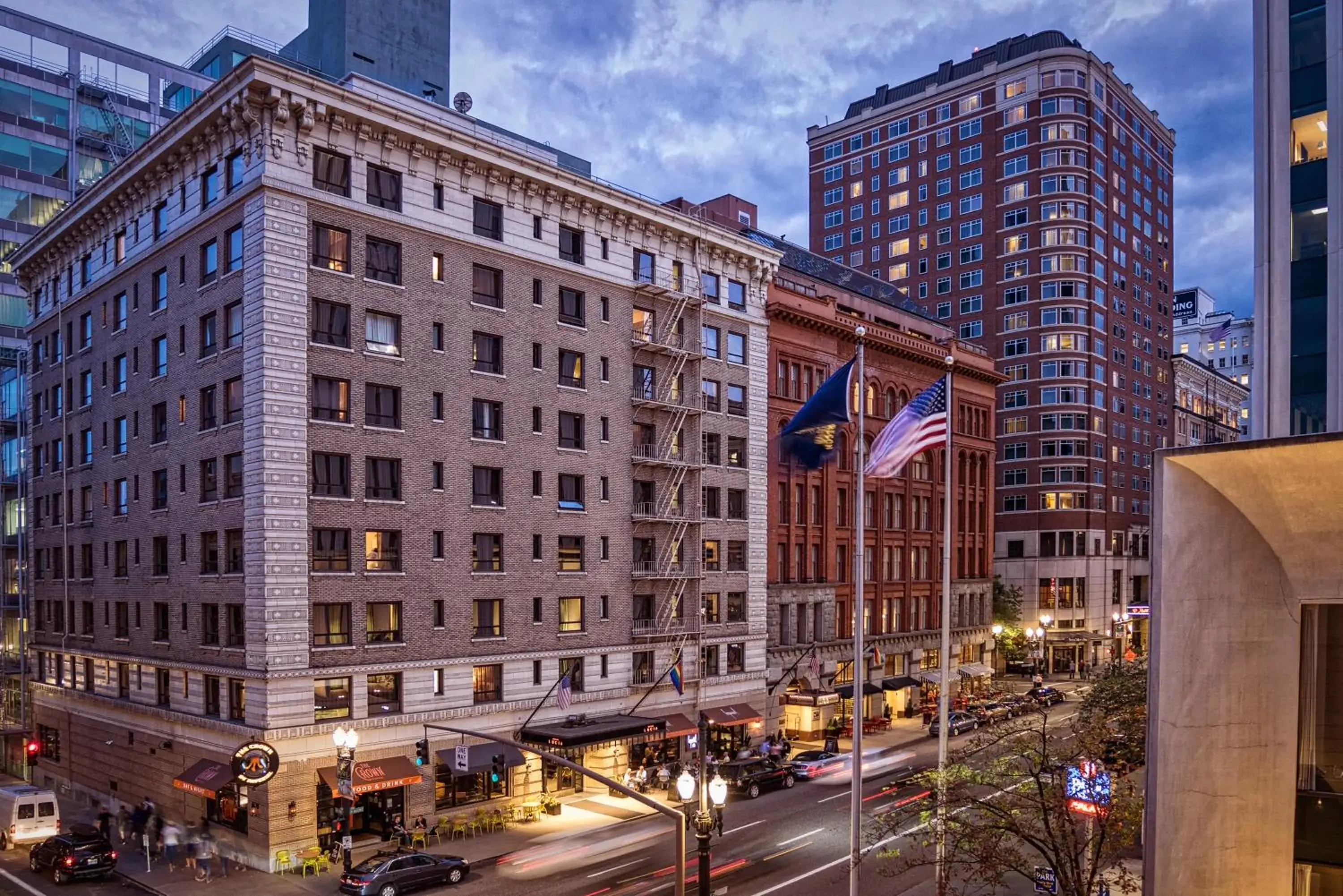 Property building in Hotel Lucia Property building in Hotel Lucia