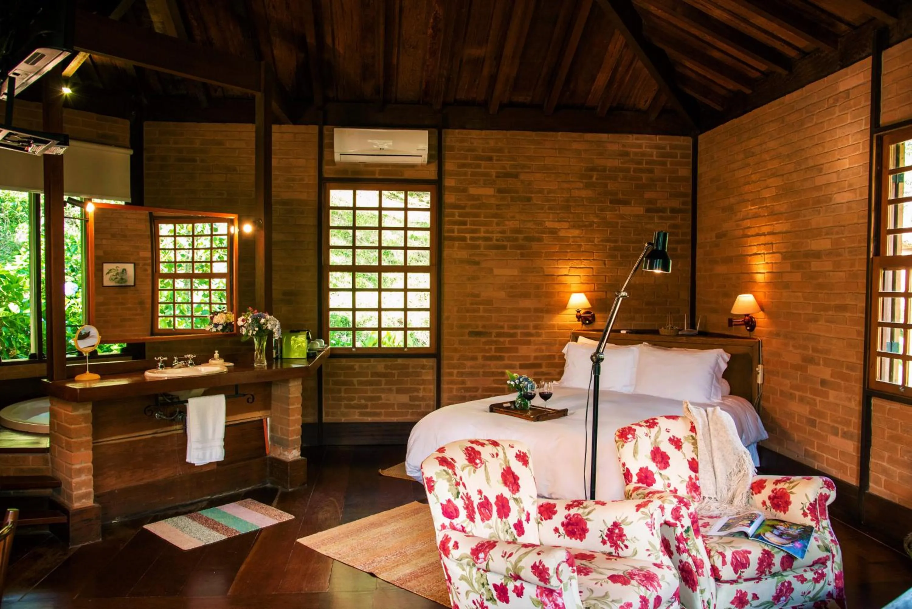 Bed in Pousada Tijupá