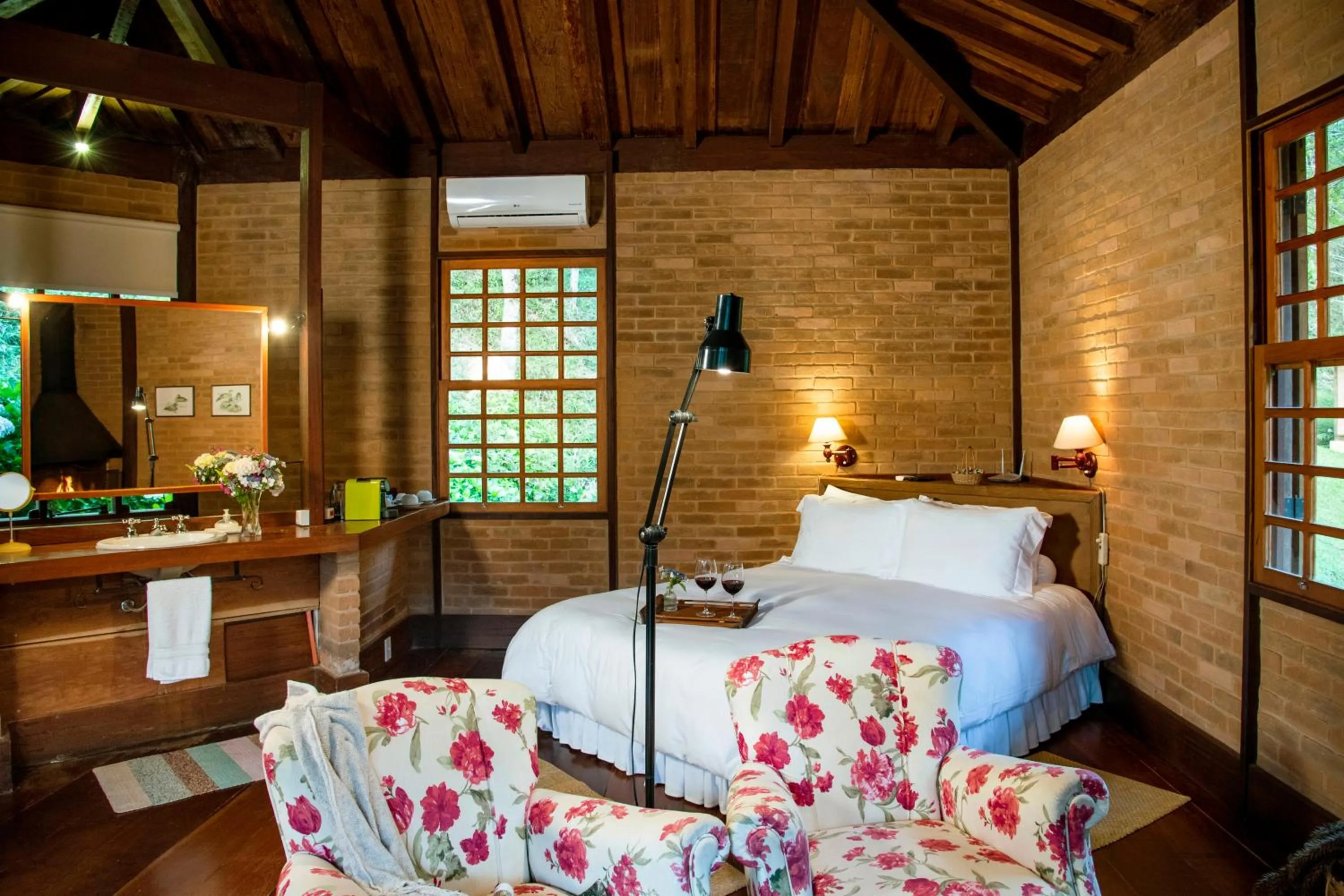 Bed in Pousada Tijupá