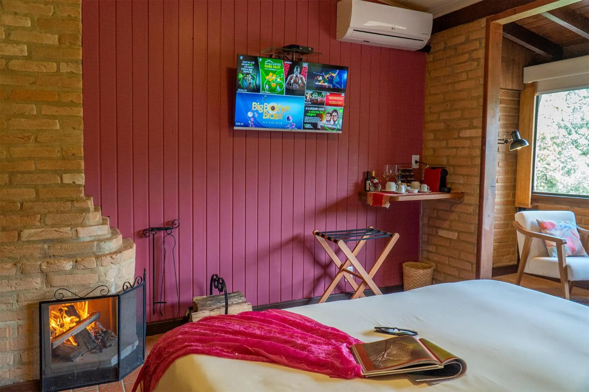 Bed in Pousada Tijupá