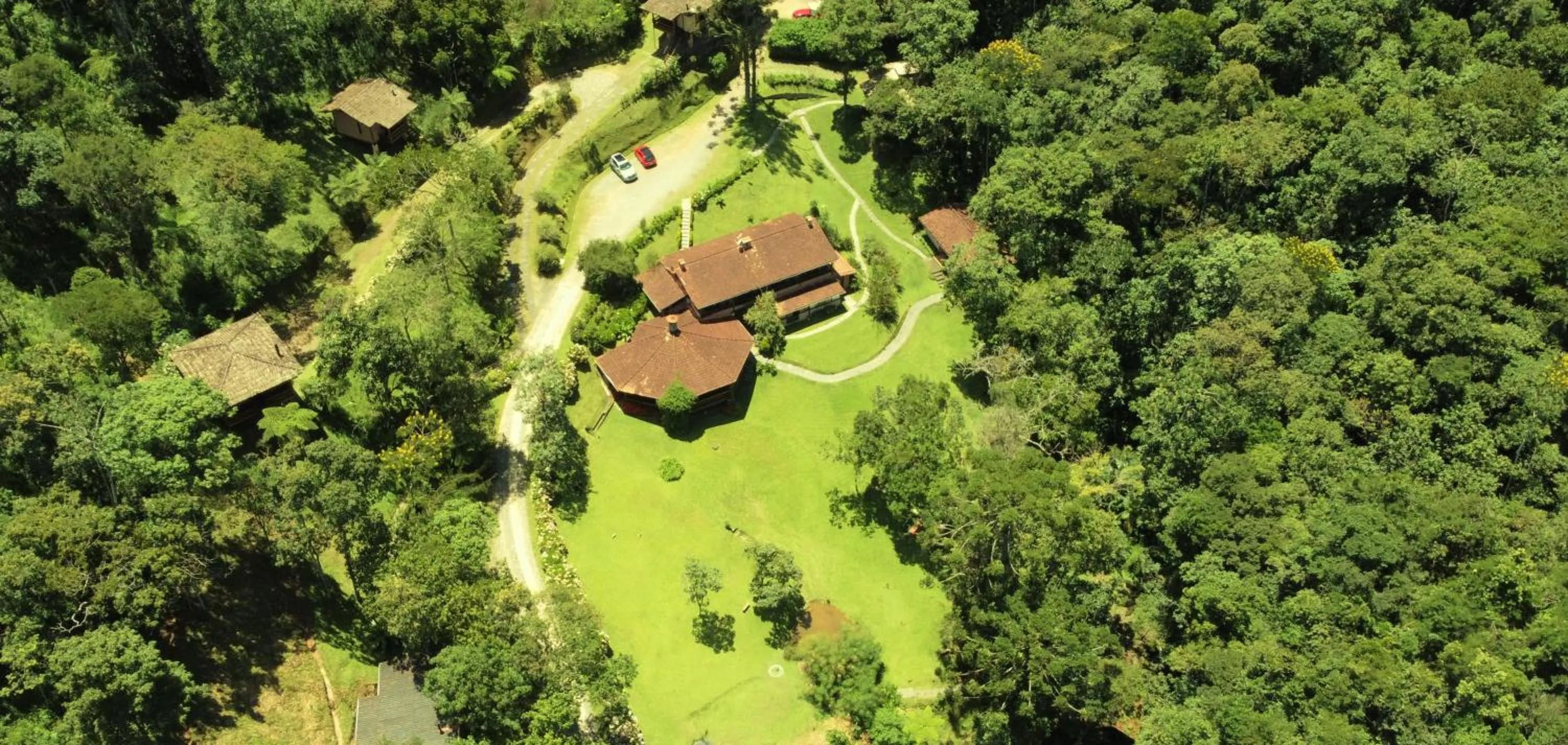 Bird's eye view in Pousada Tijupá