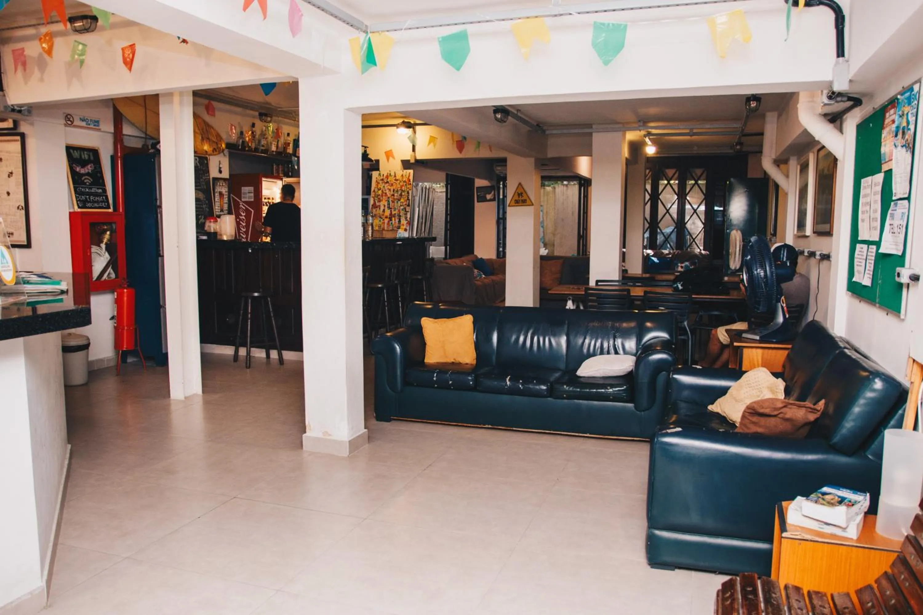 Lobby or reception in CabanaCopa Hostel