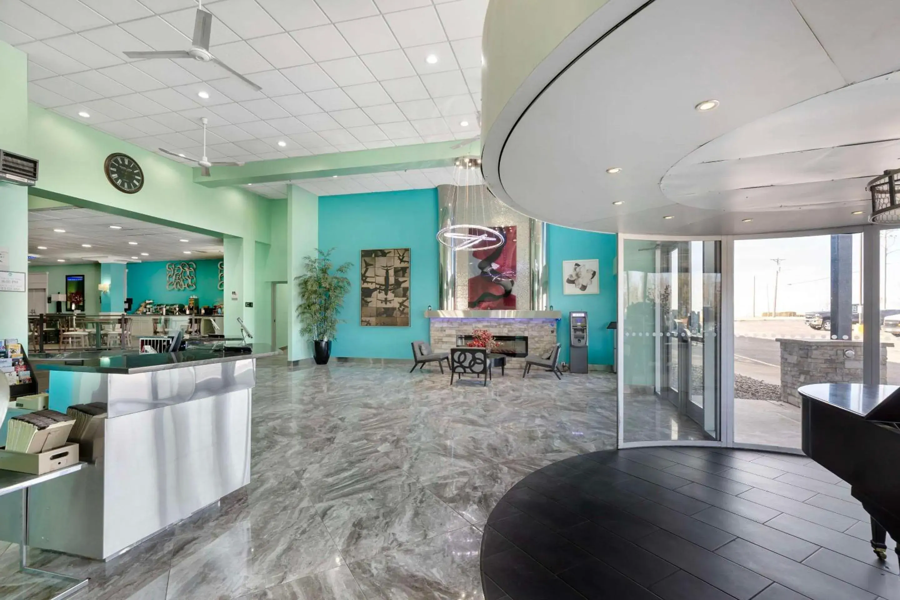 Lobby or reception in Clarion Inn Des Moines Airport Lobby or reception in Clarion Inn Des Moines Airport