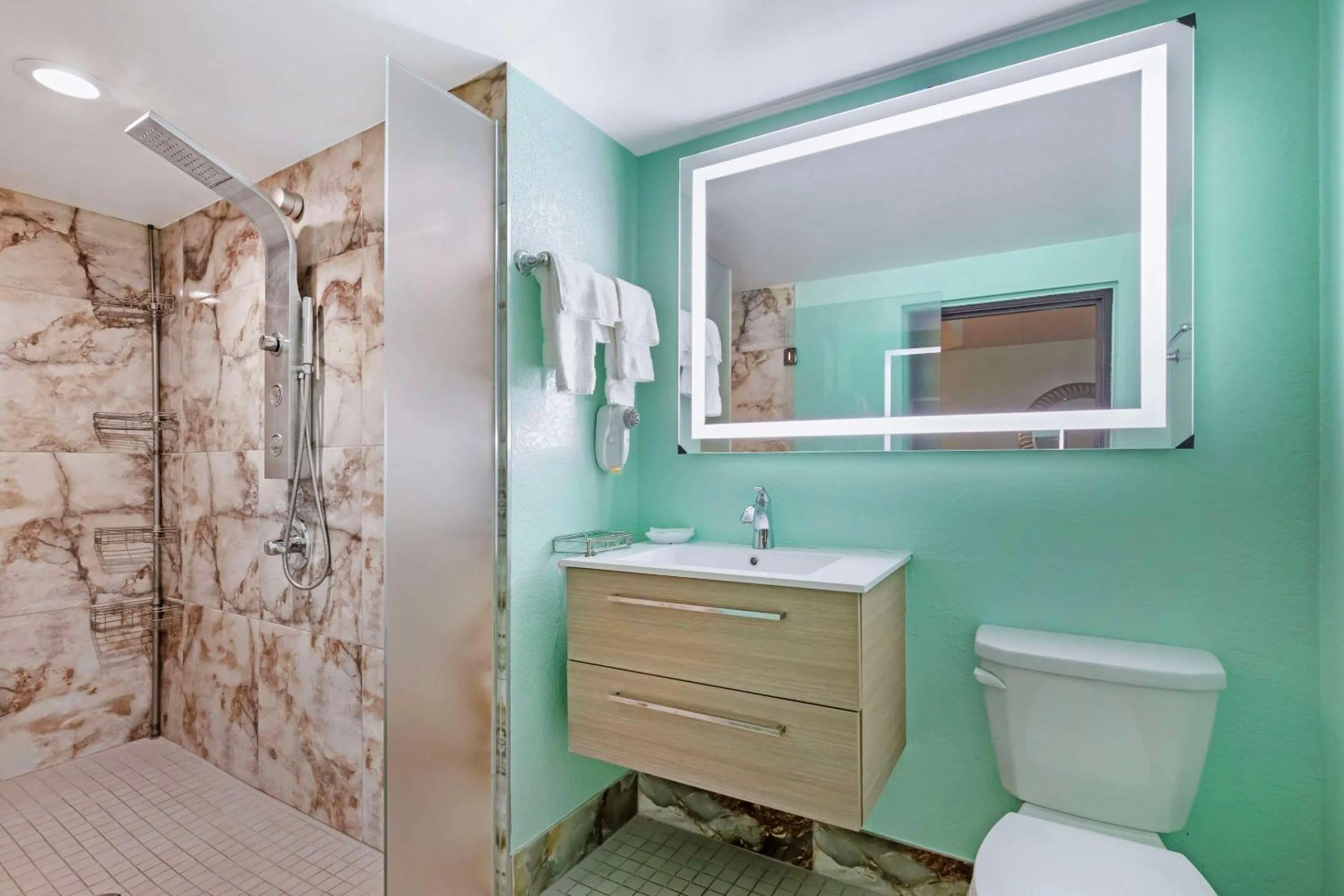 Bedroom in Clarion Inn Des Moines Airport