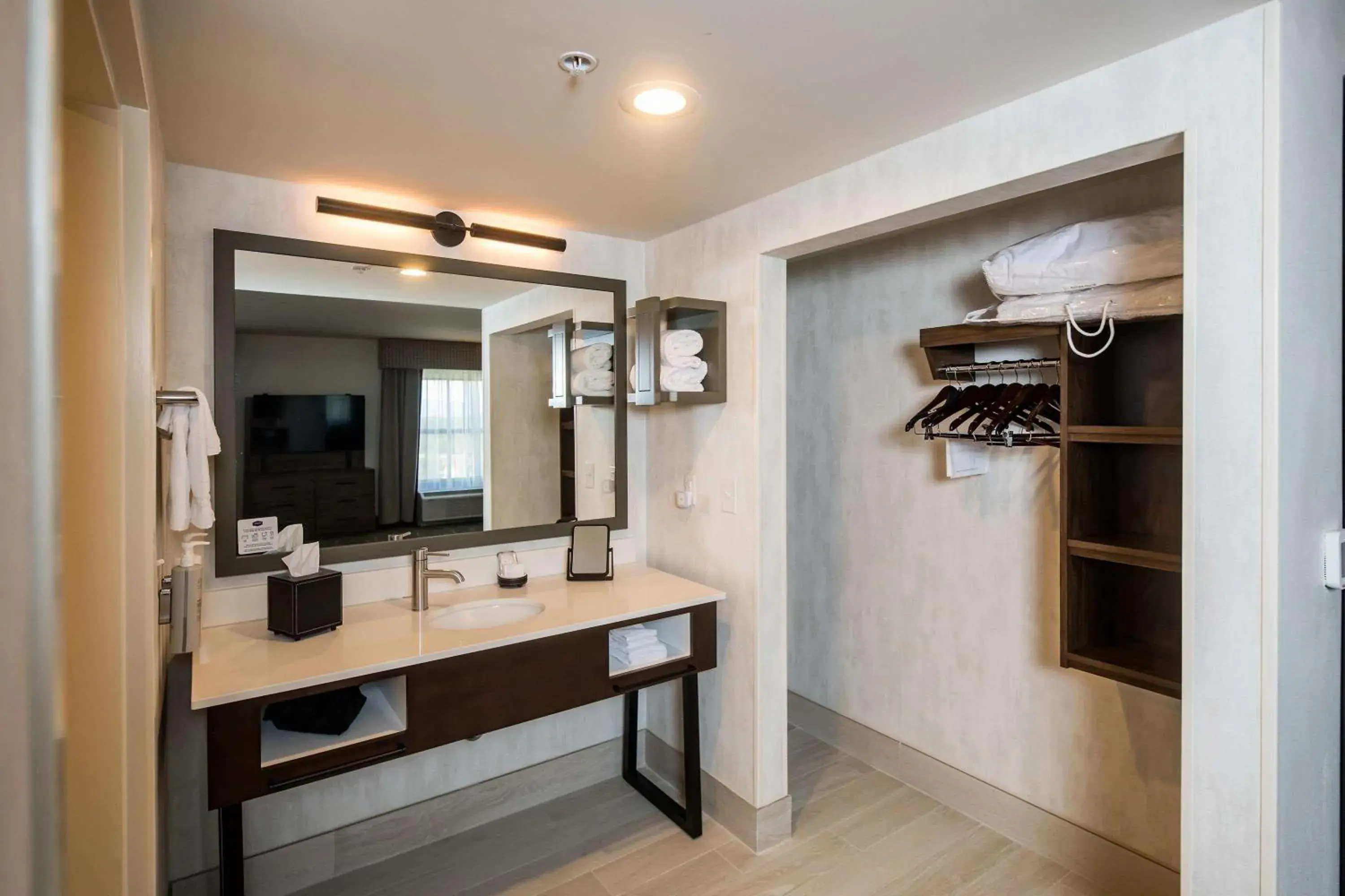 Bathroom in Hampton Inn & Suites Dobson Bathroom in Hampton Inn & Suites Dobson