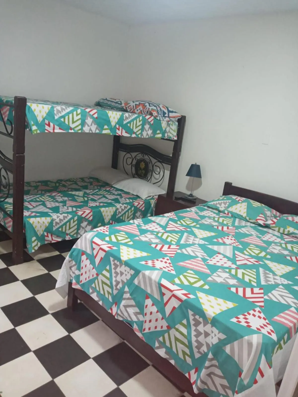 Bed in Hospedaje Santa Bárbara