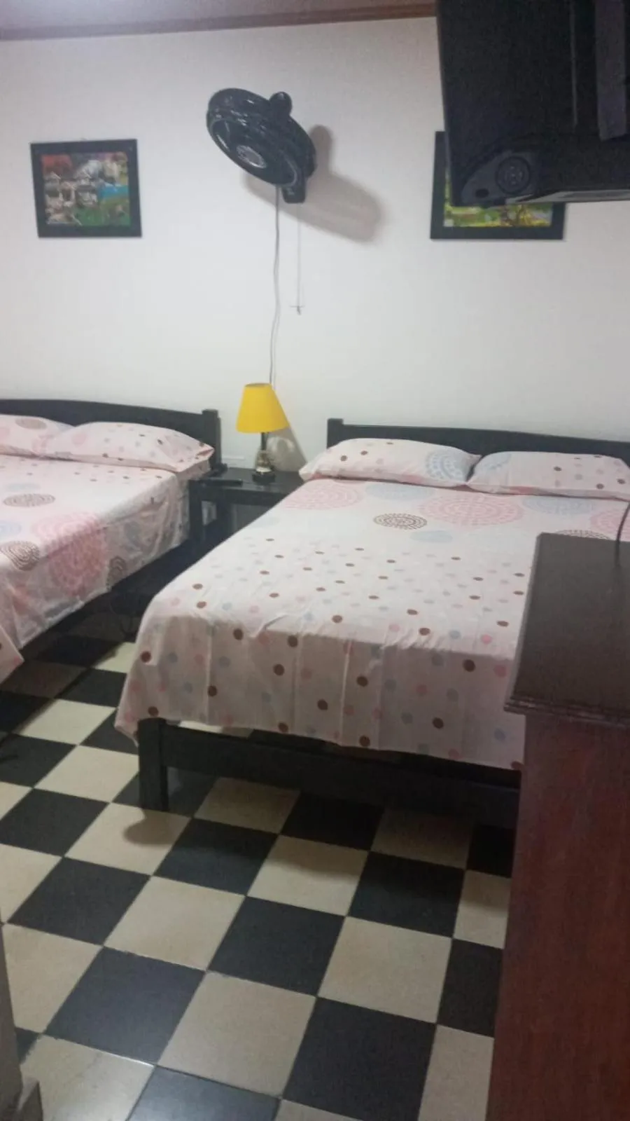 Bed in Hospedaje Santa Bárbara