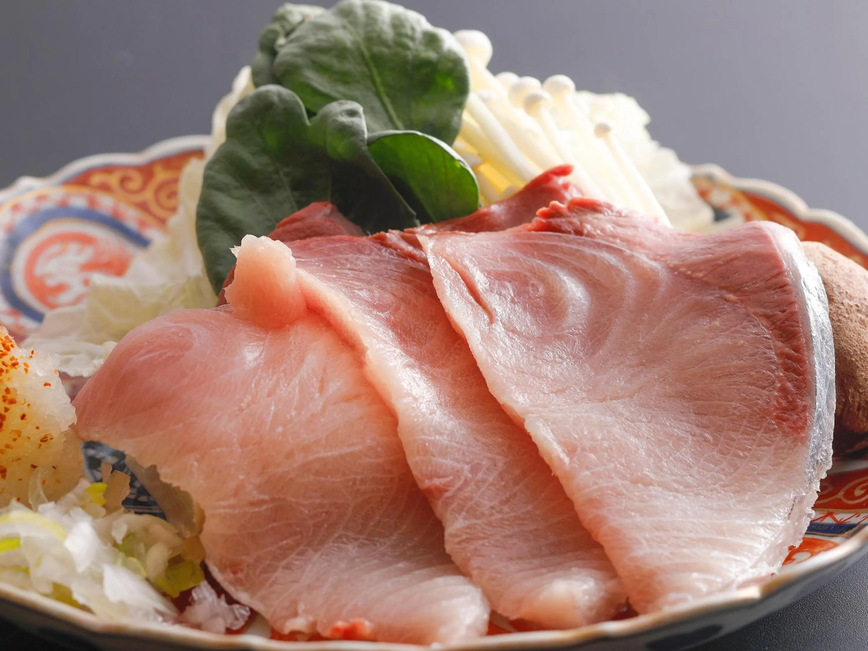 Food close-up in Seikiro Ryokan Historical Museum Hotel