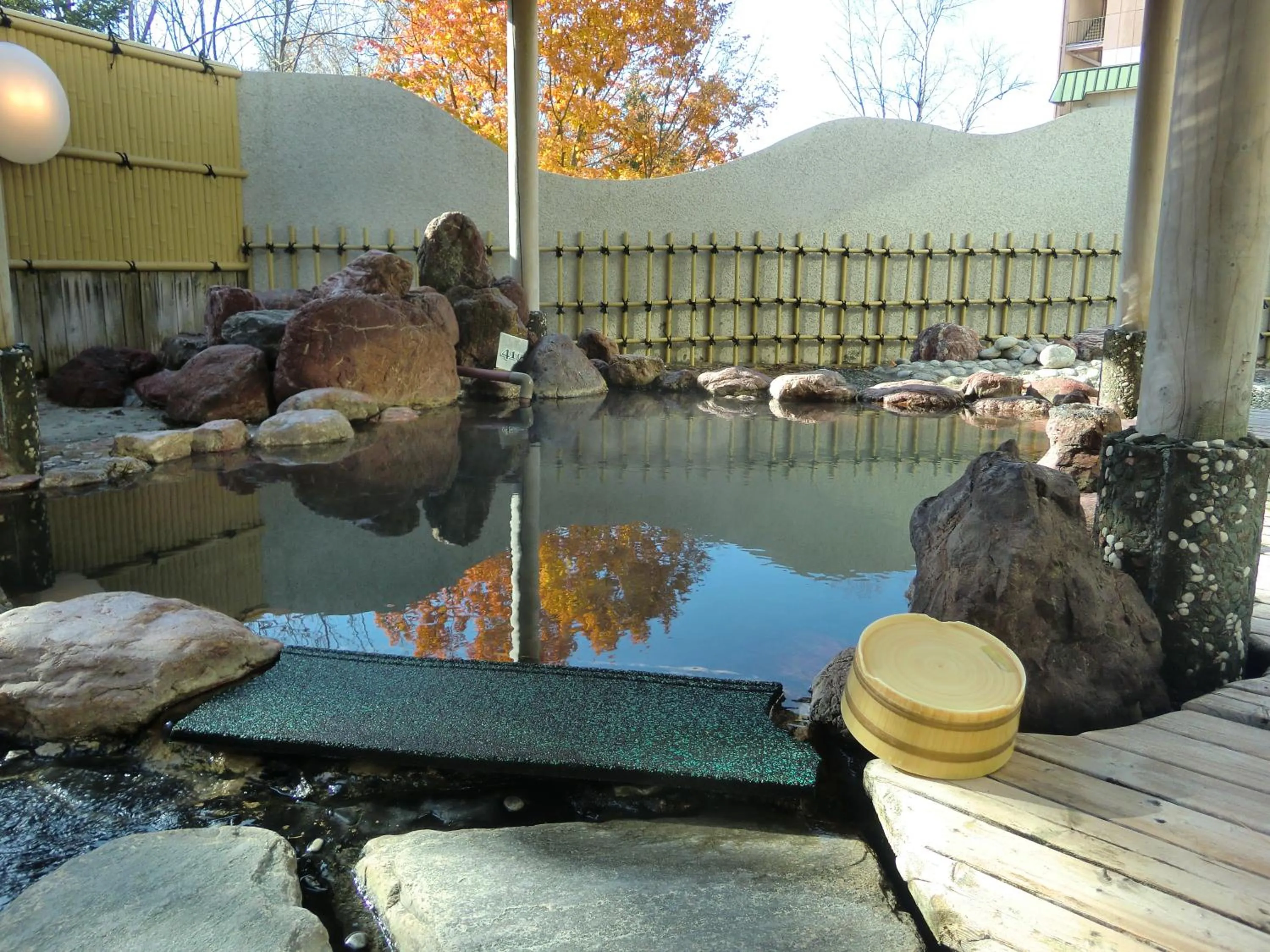 Open Air Bath in Hotel Abashirikoso