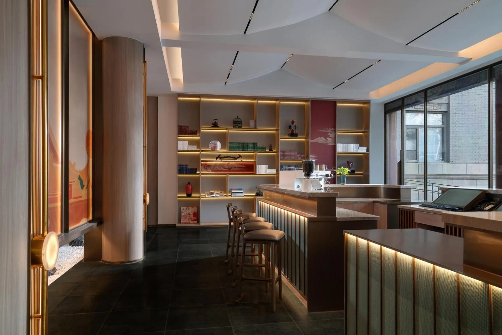 Lobby or reception in SSAW Garden Hotel Beijing