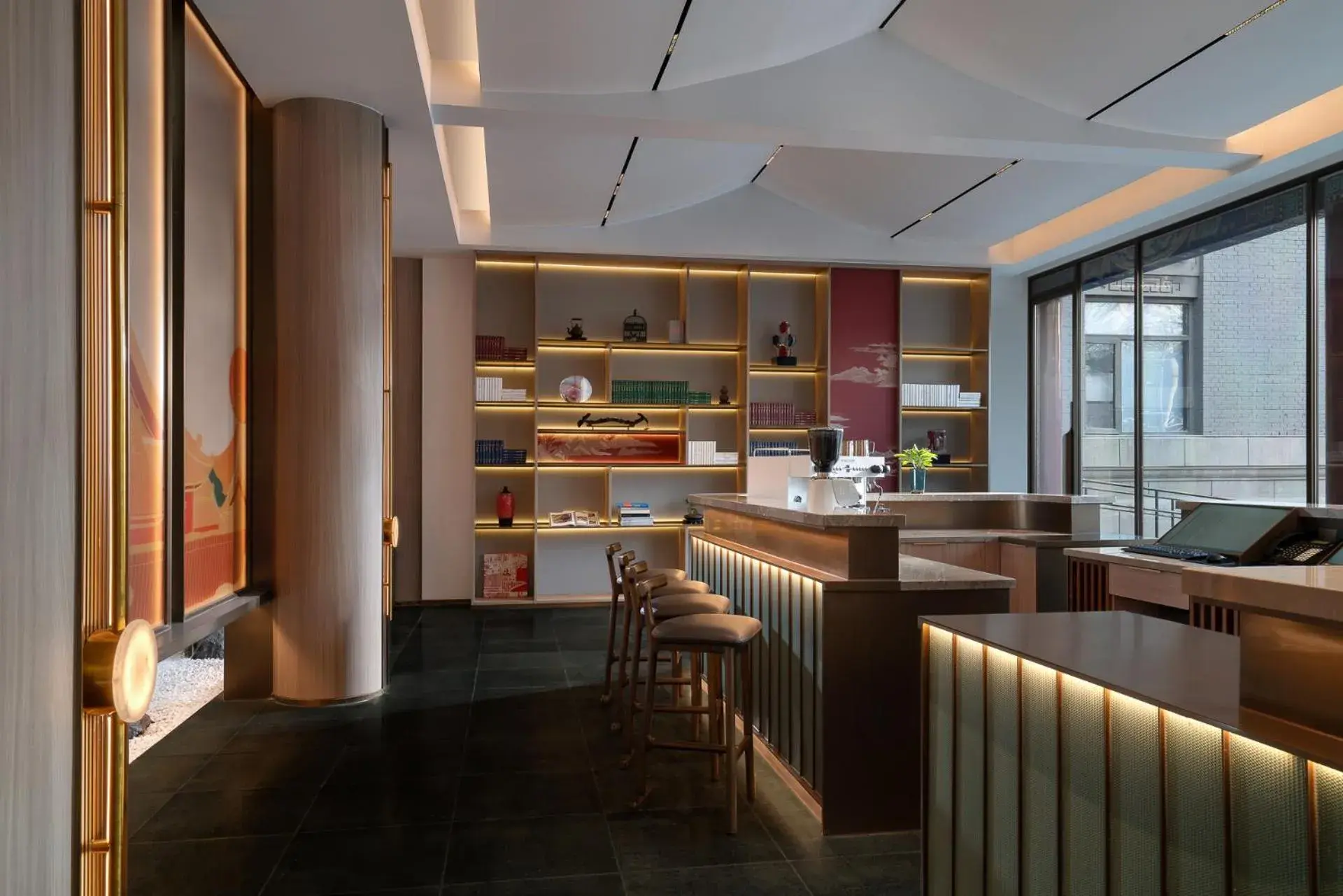 Lobby or reception in SSAW Garden Hotel Beijing Lobby or reception in SSAW Garden Hotel Beijing