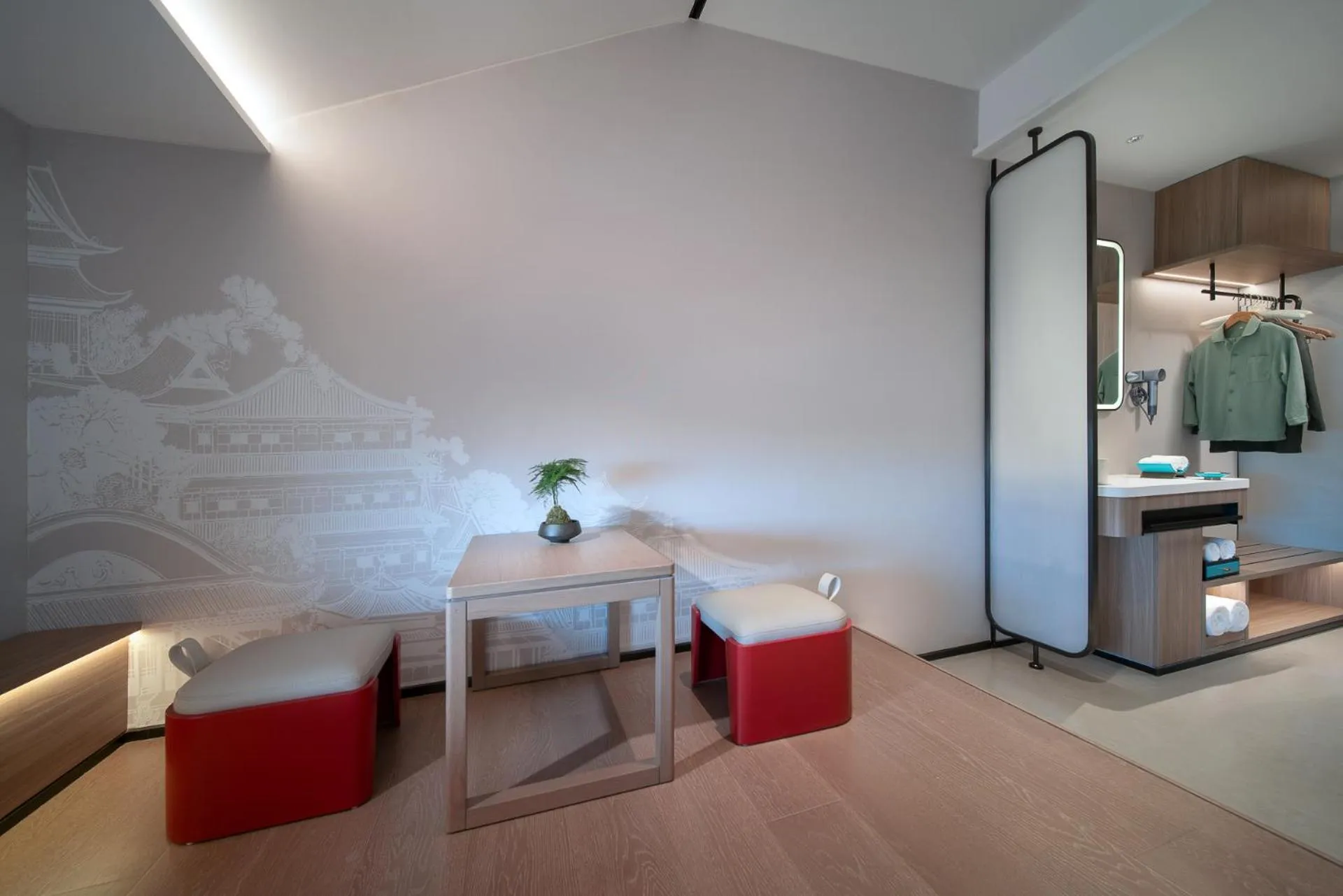 Seating area in SSAW Garden Hotel Beijing