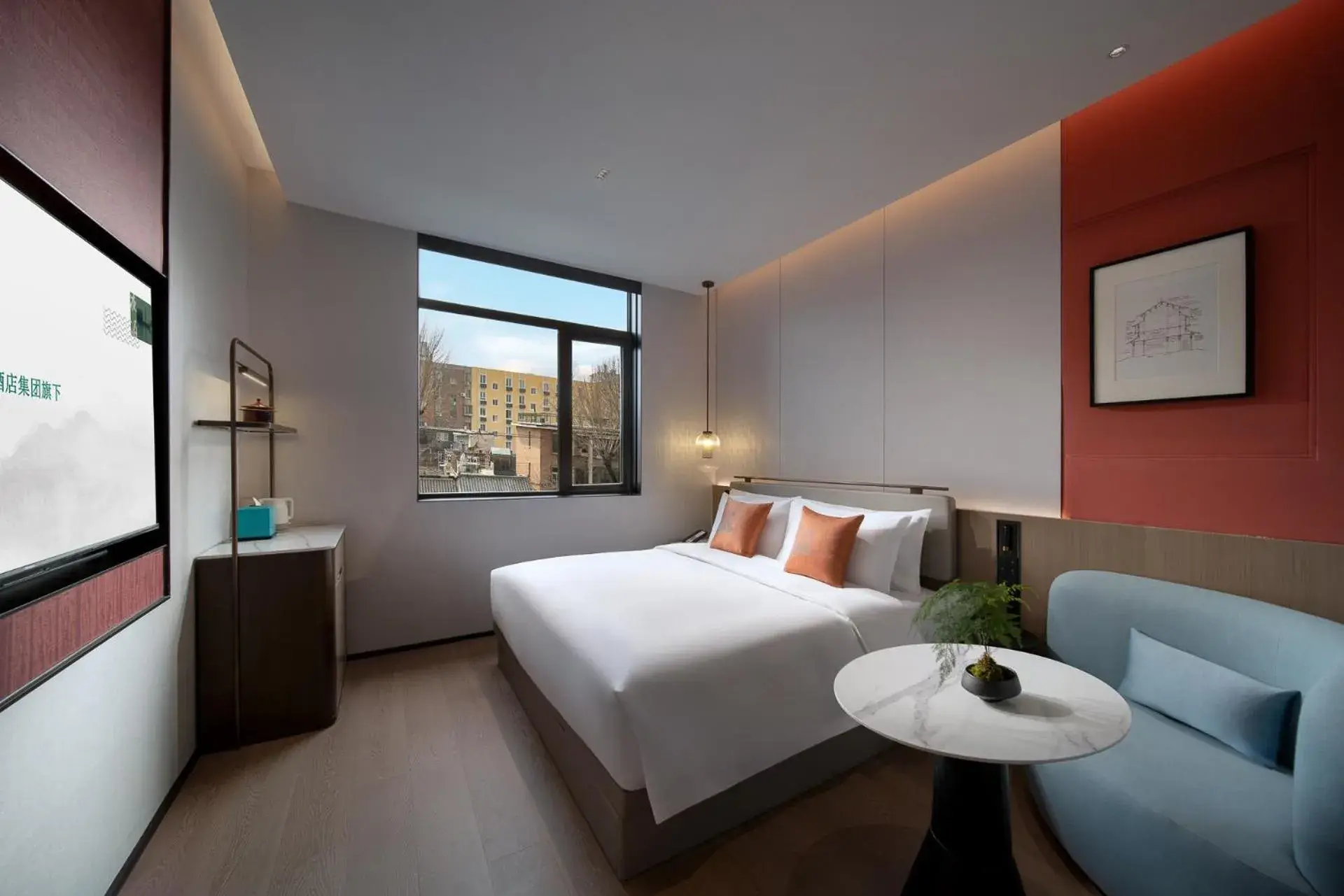 Photo of the whole room, Bed in SSAW Garden Hotel Beijing Photo of the whole room, Bed in SSAW Garden Hotel Beijing