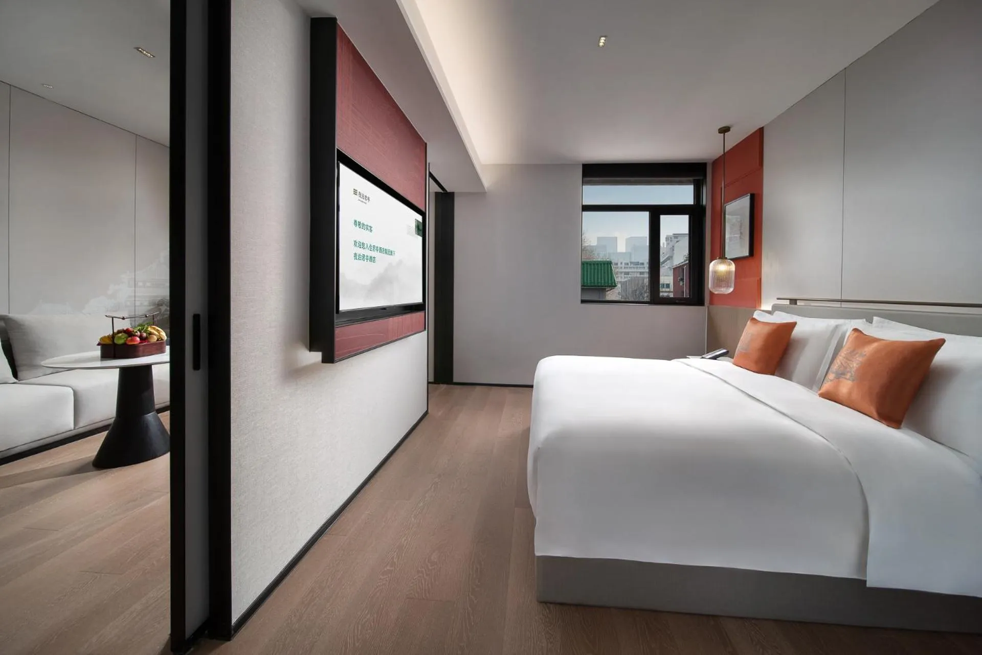 Bedroom, Bed in SSAW Garden Hotel Beijing