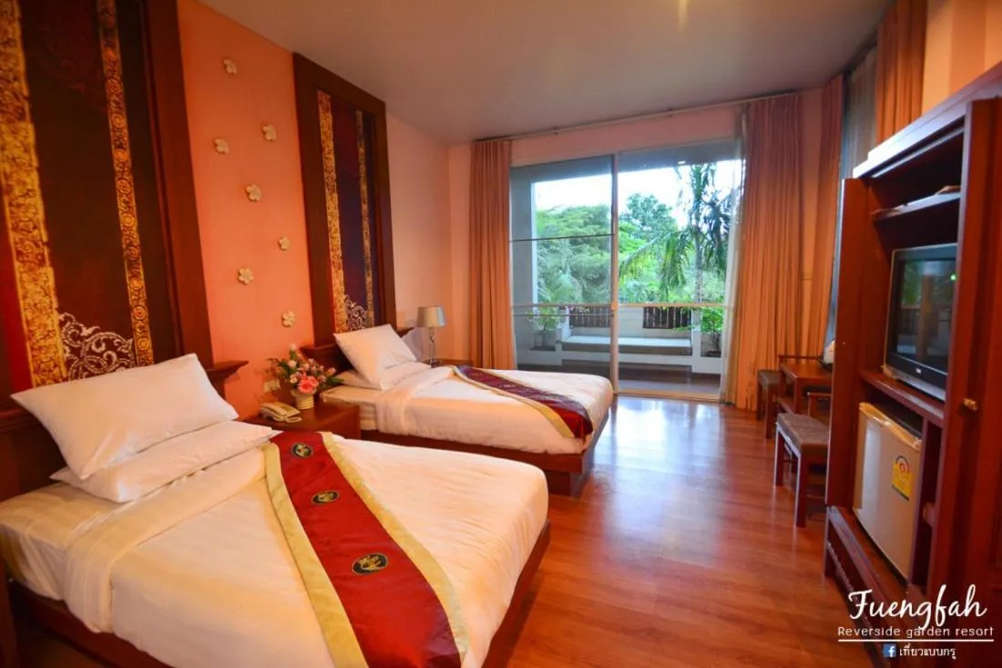 Bed in Fueng Fah Riverside Gardens Resort