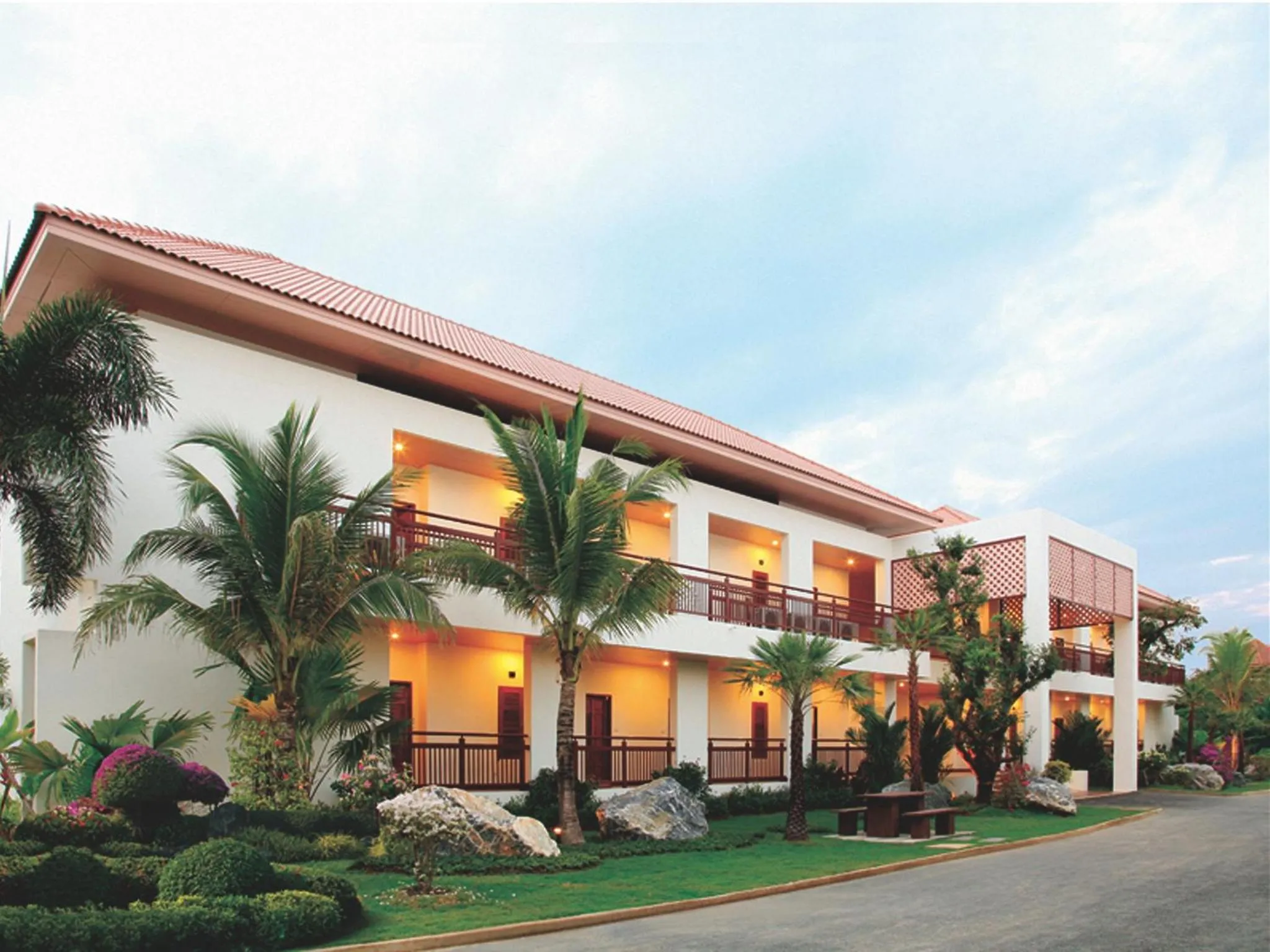 Bird's eye view in Fueng Fah Riverside Gardens Resort