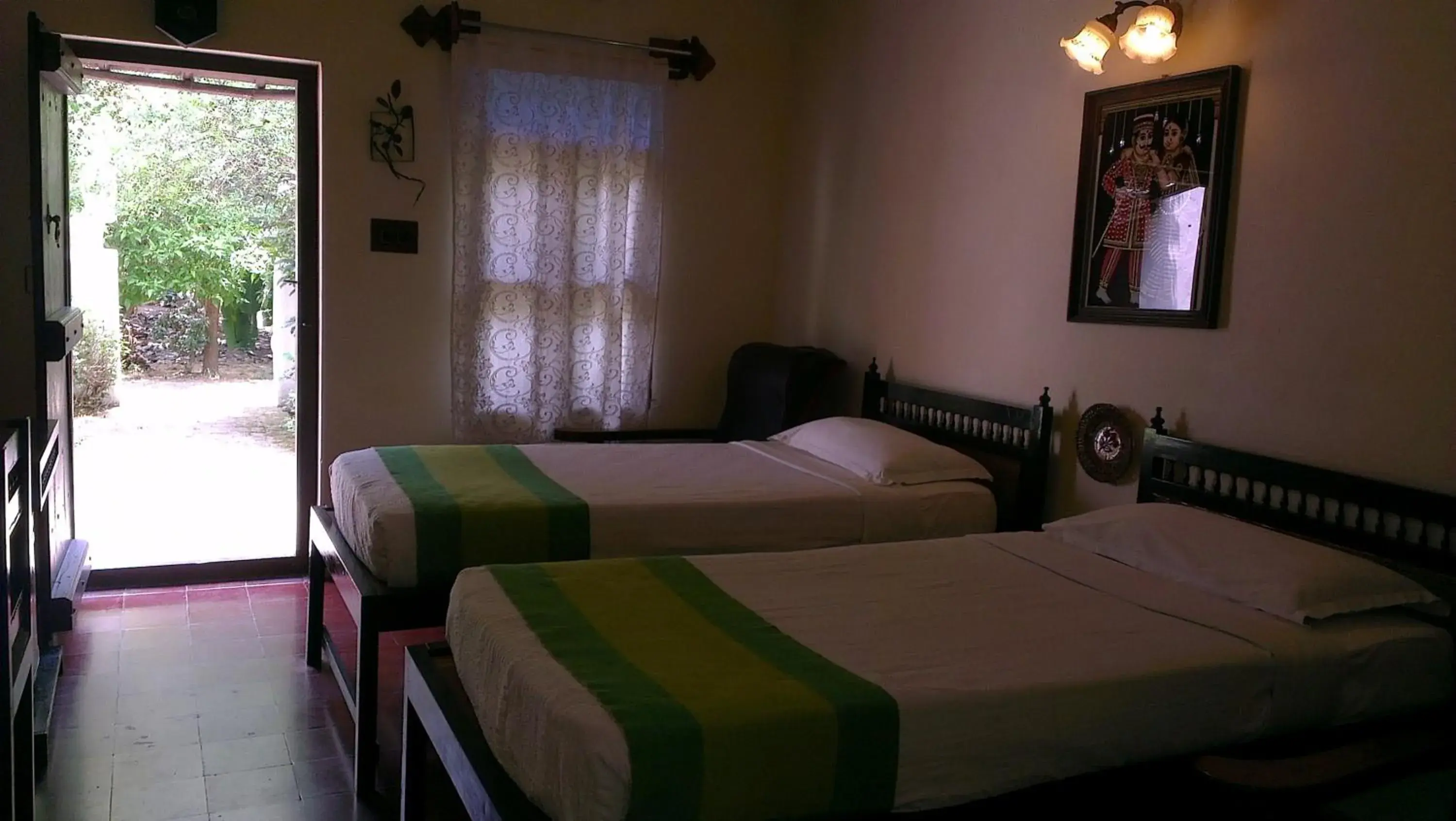 Bed in Indeco Hotels Swamimalai Bed in Indeco Hotels Swamimalai