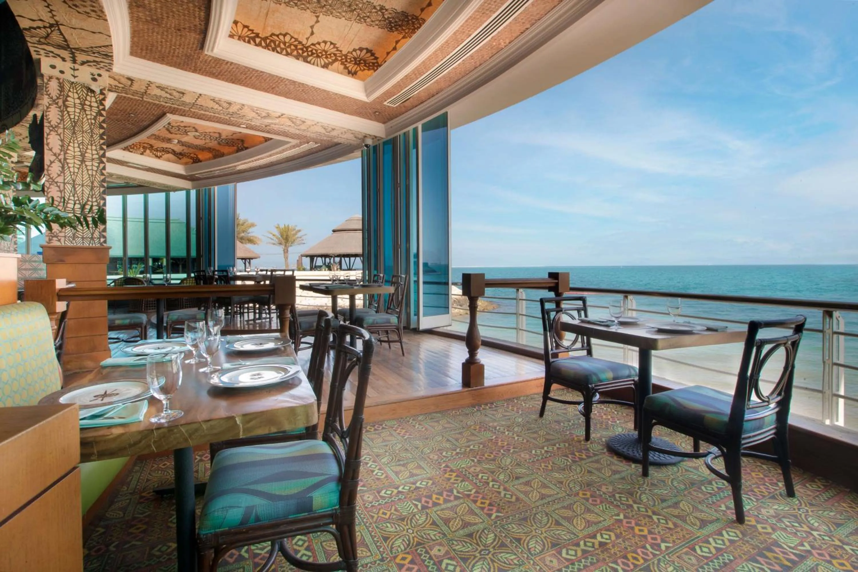 Restaurant/places to eat in Hilton Doha