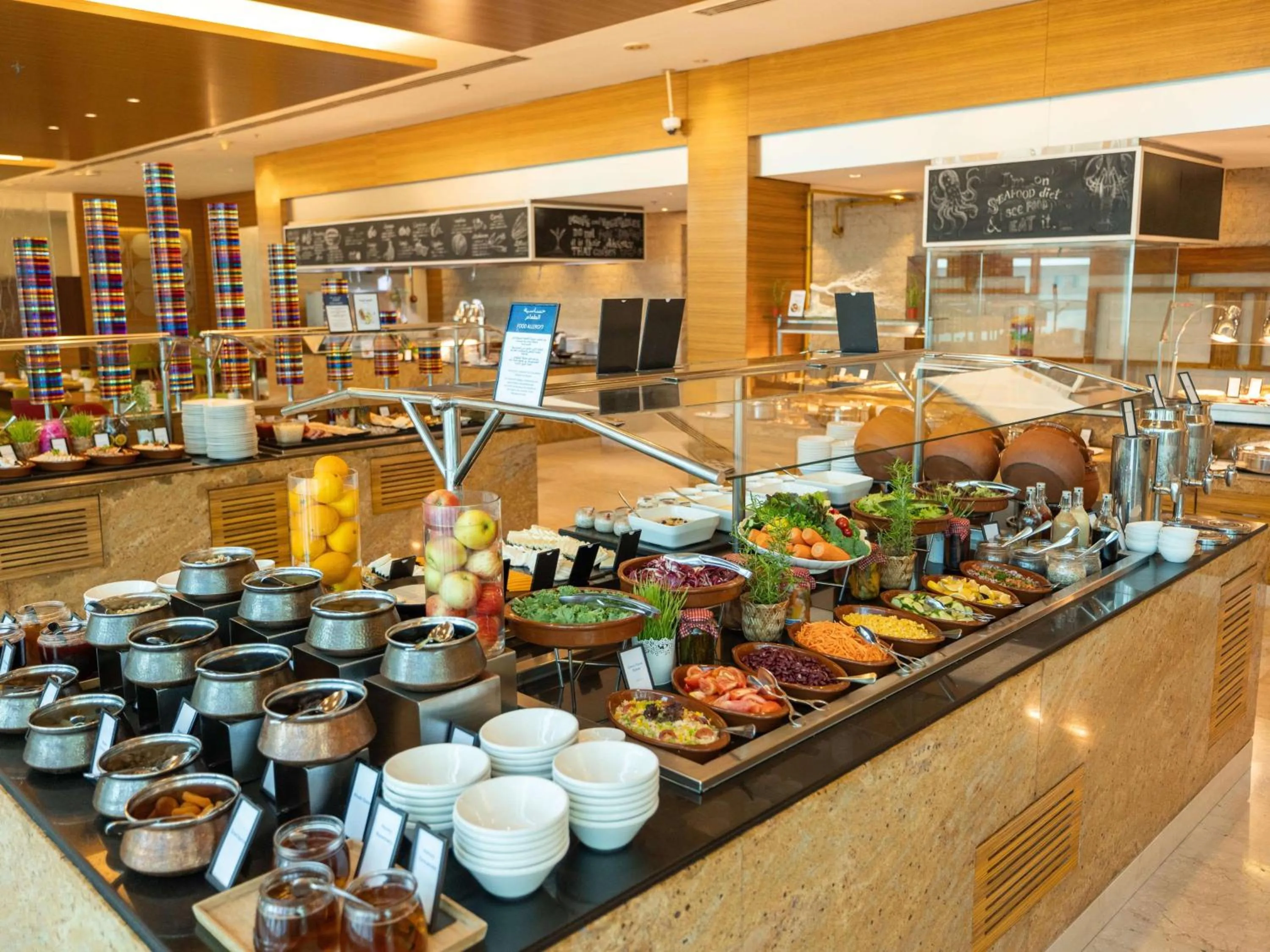 Restaurant/places to eat in Hilton Doha
