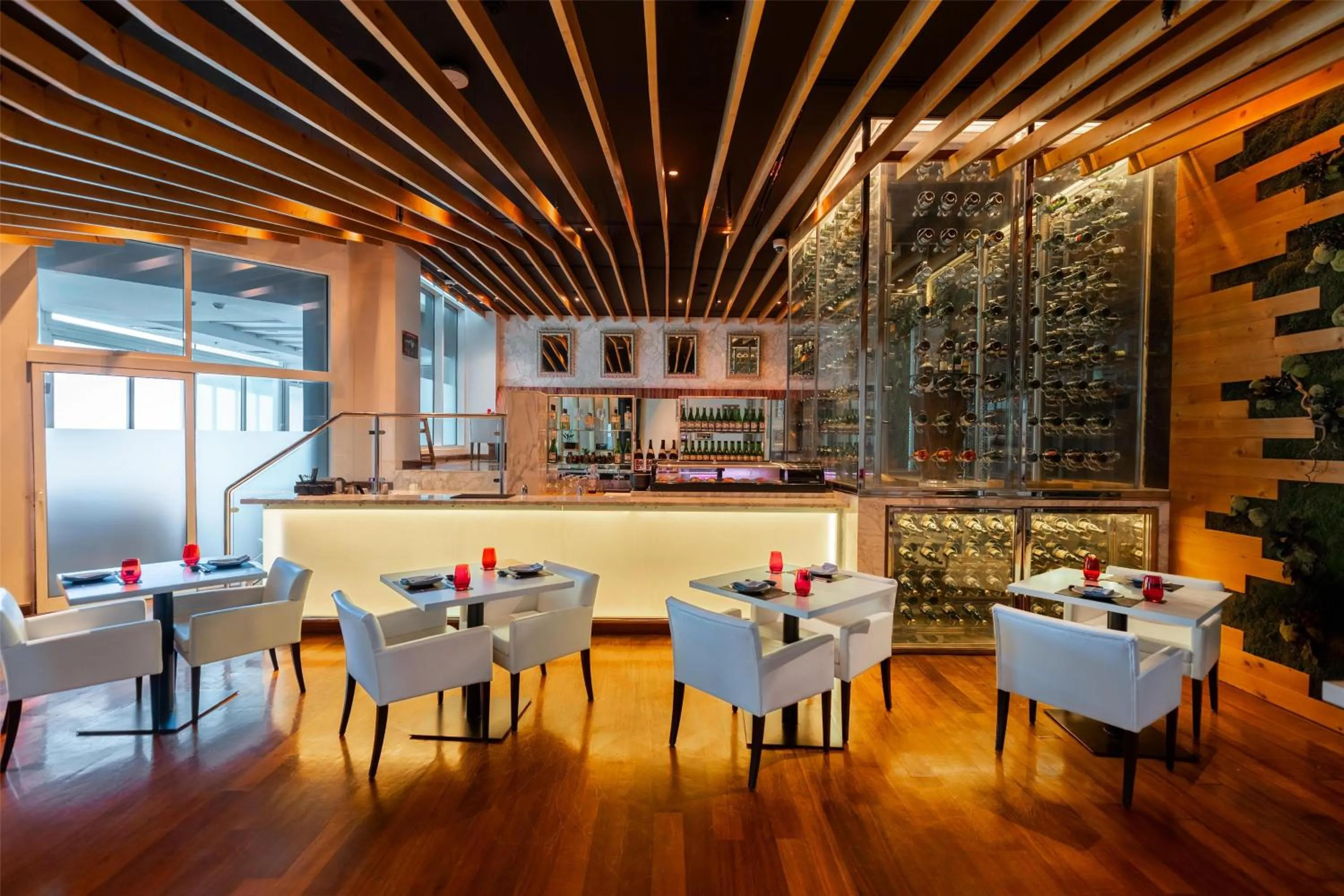 Lounge or bar in Hilton Doha