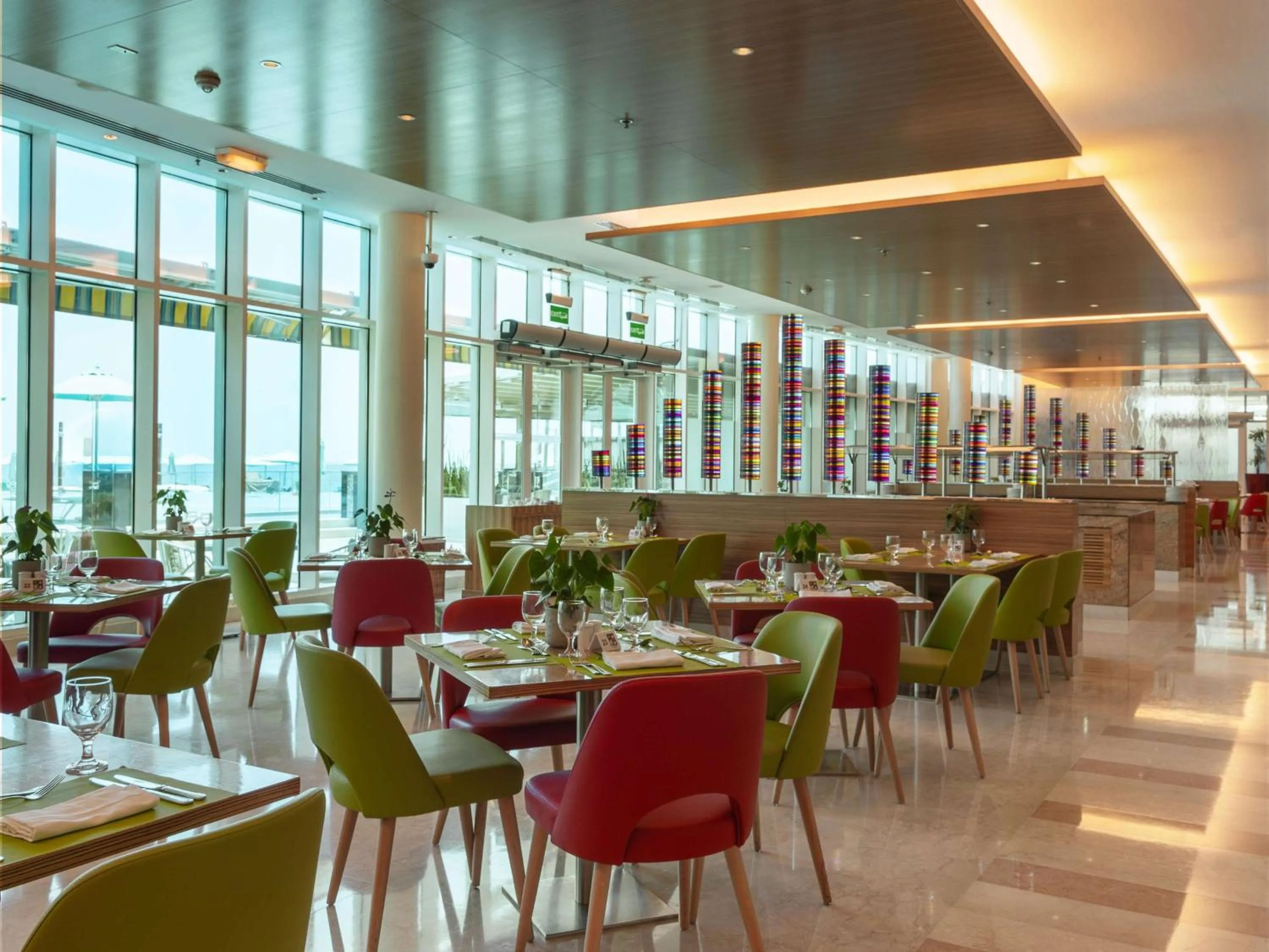 Restaurant/places to eat in Hilton Doha