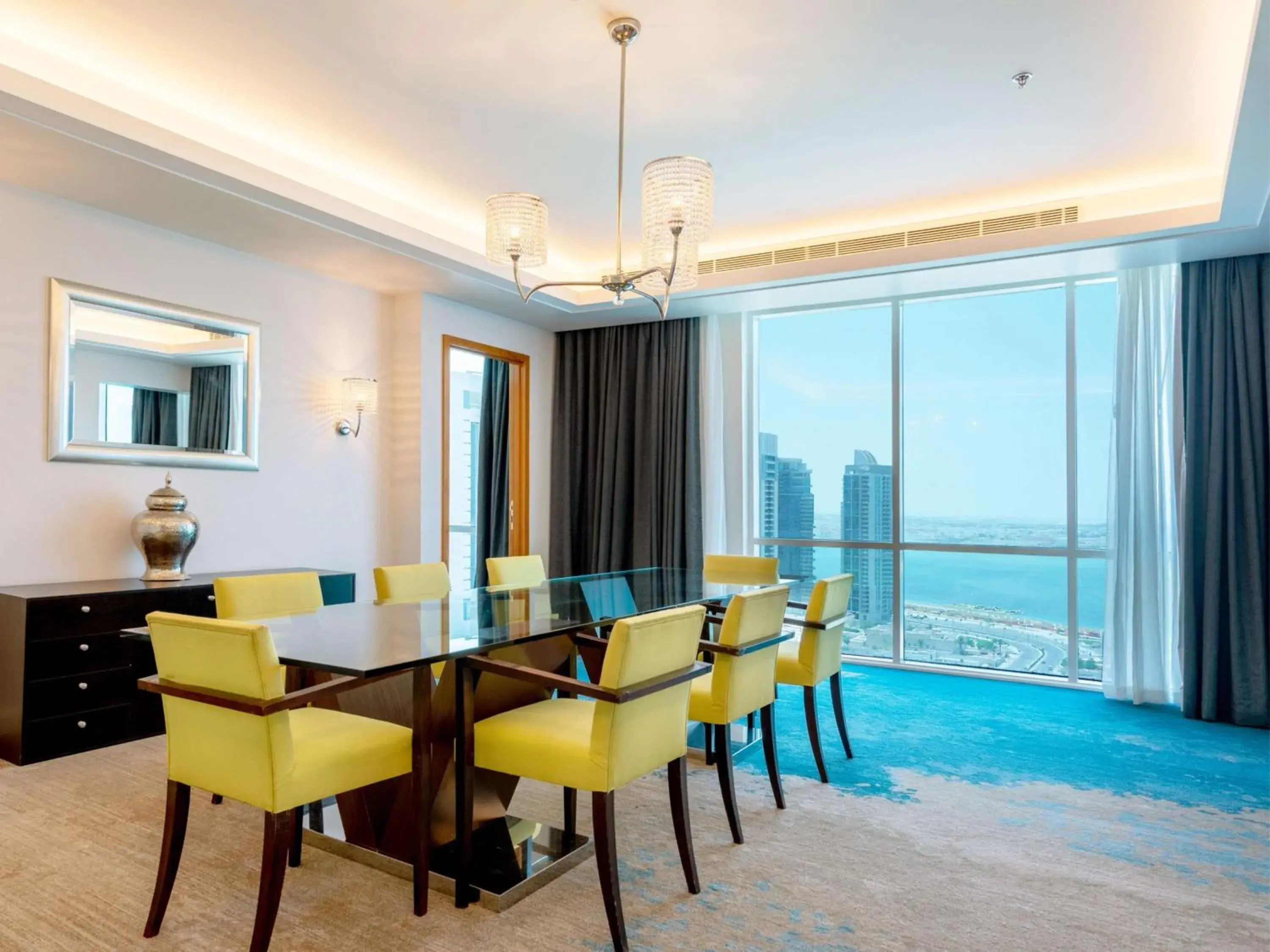 Living room in Hilton Doha Living room in Hilton Doha
