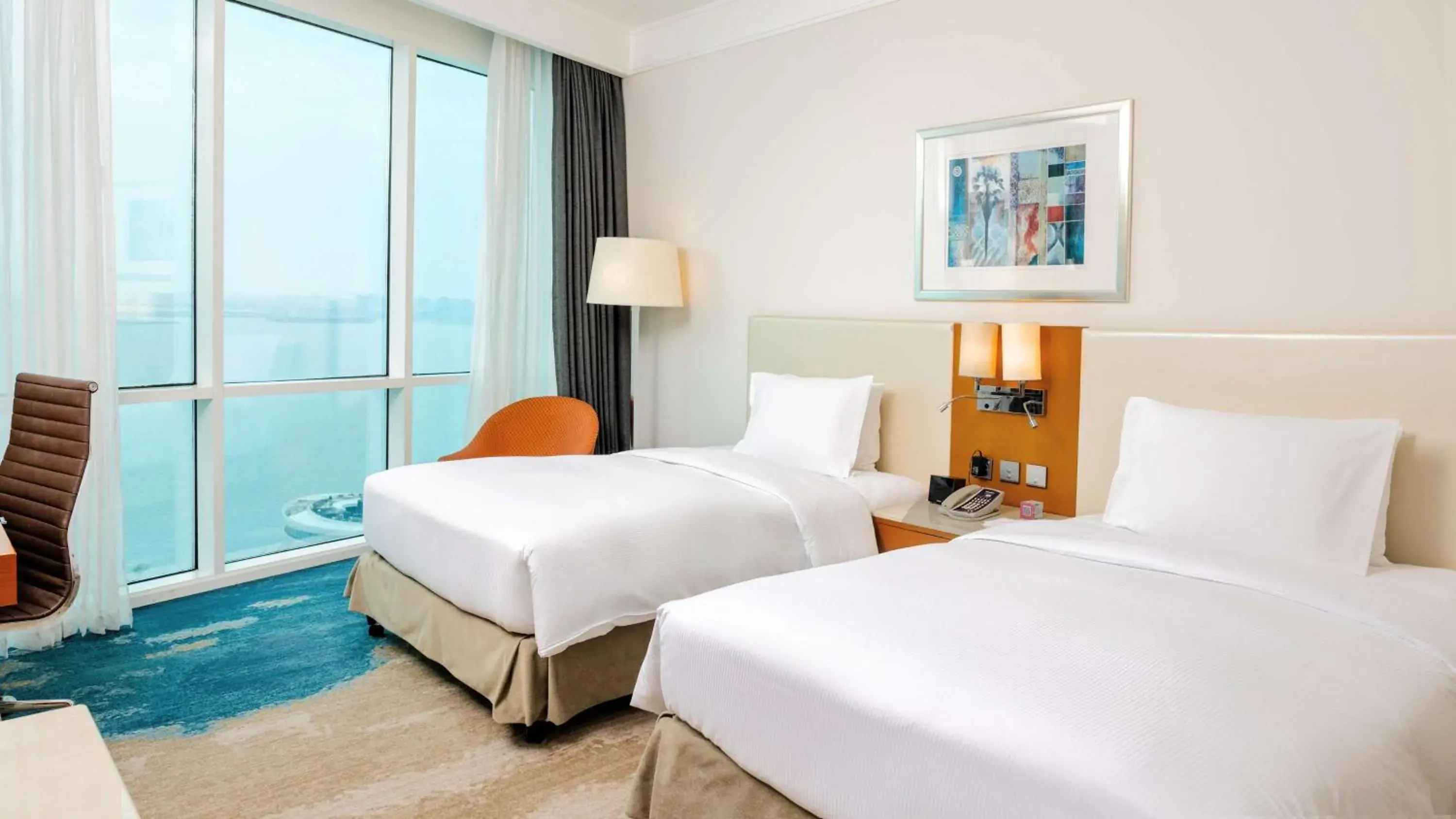 Bed in Hilton Doha Bed in Hilton Doha