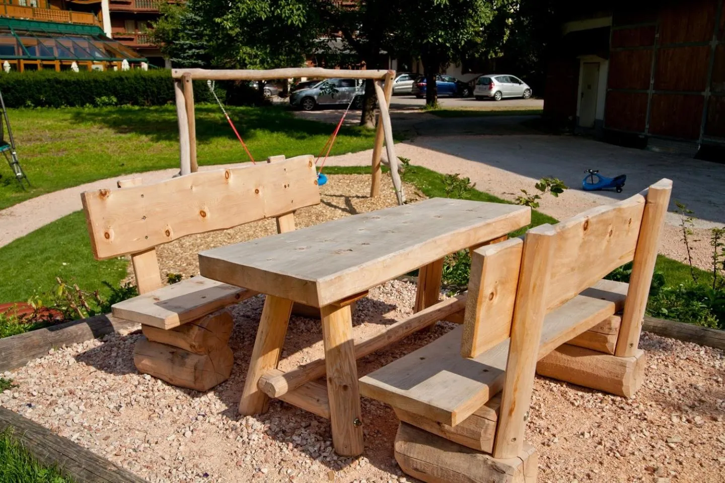 Children play ground in Ferienhotel Sonnenhof