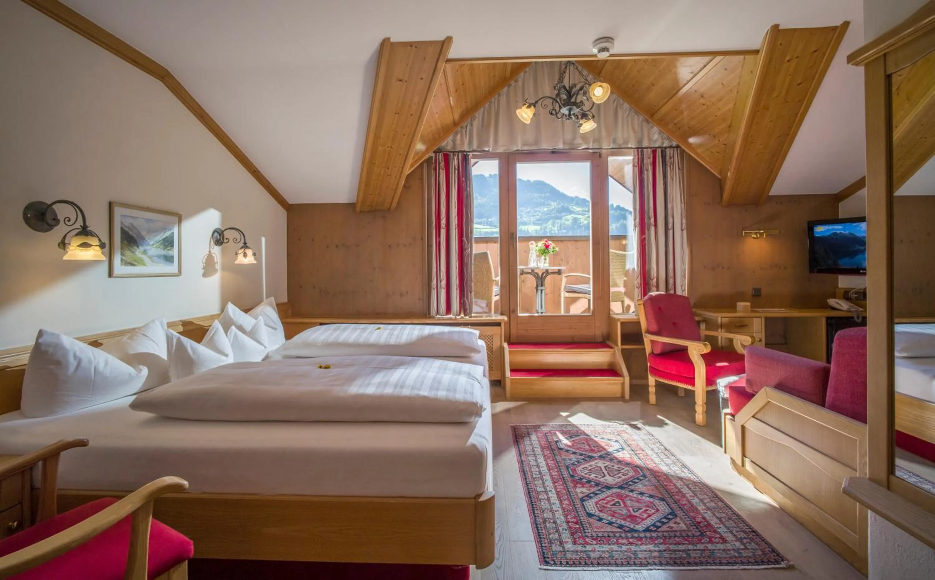 Bedroom, Bed in Ferienhotel Sonnenhof