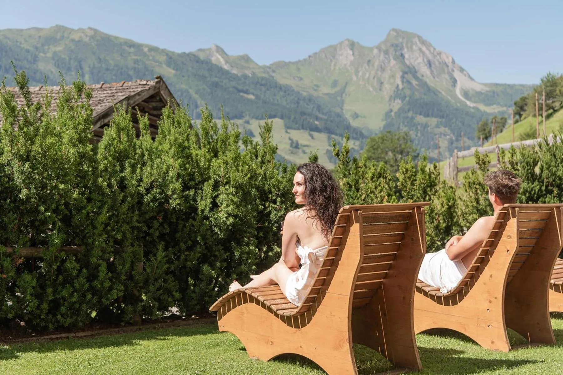 Mountain view in Berghotel Hauserbauer