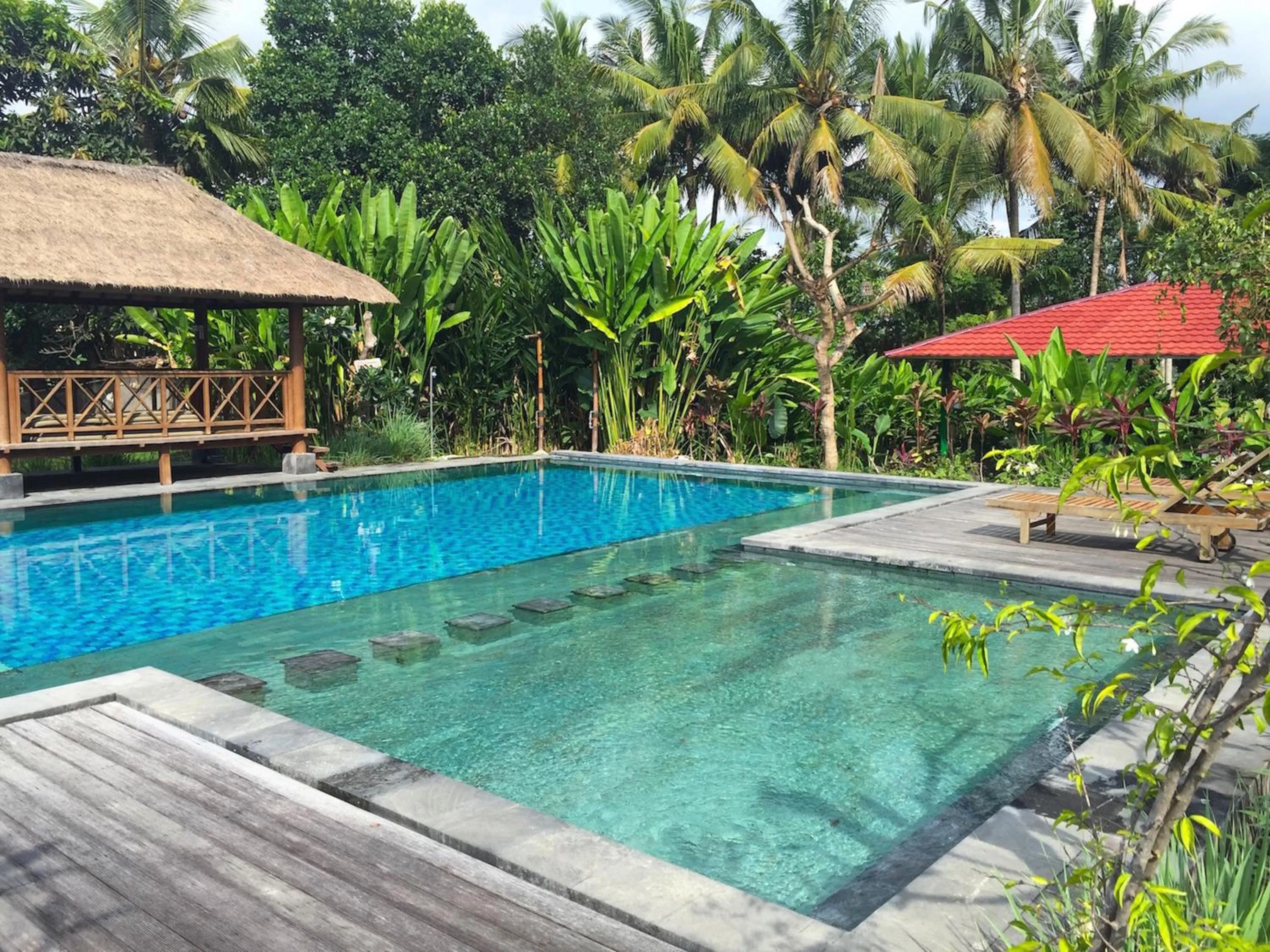 Swimming pool in Suly Vegetarian Resort & Spa